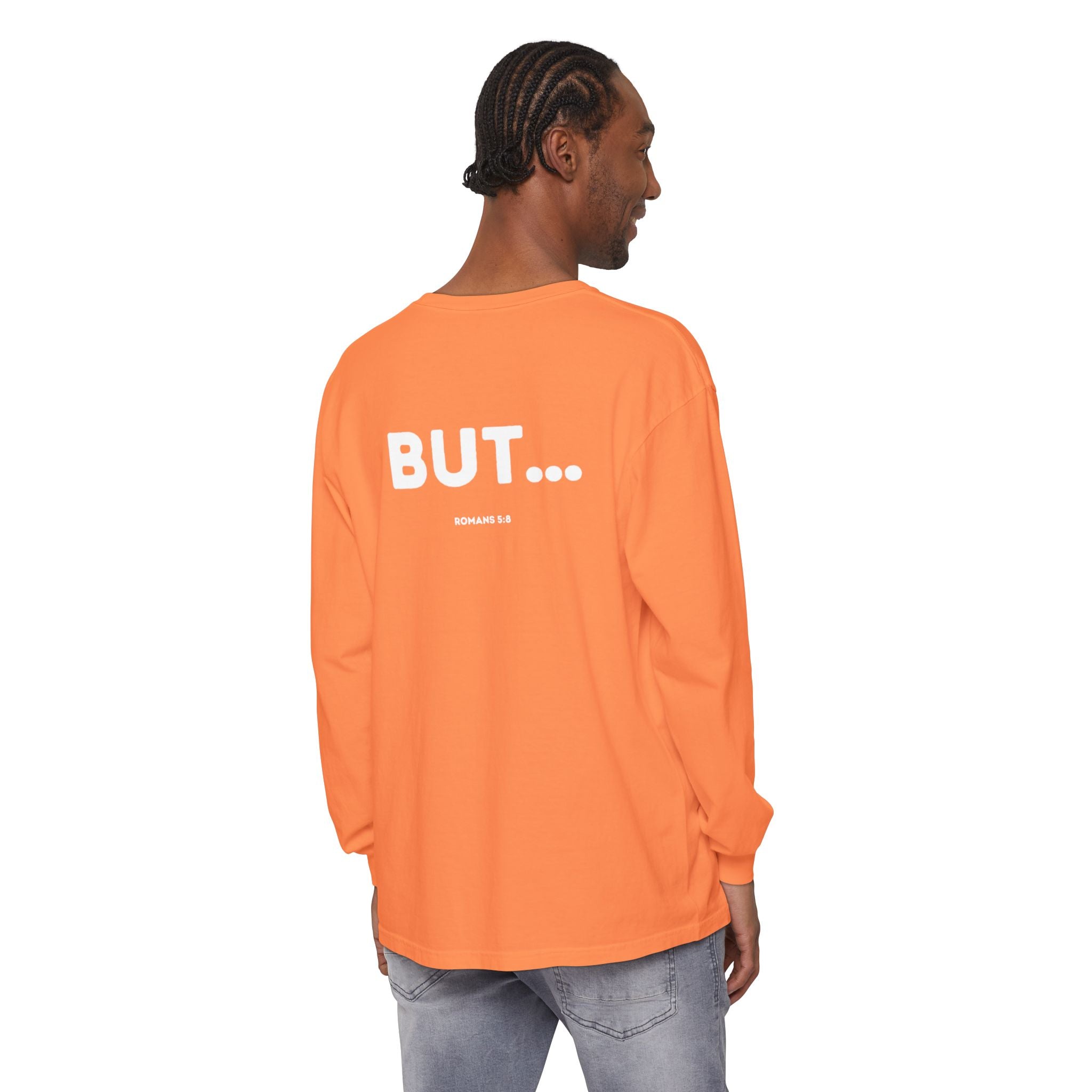 But... (Romans 5:8) Long-Sleeved Shirt