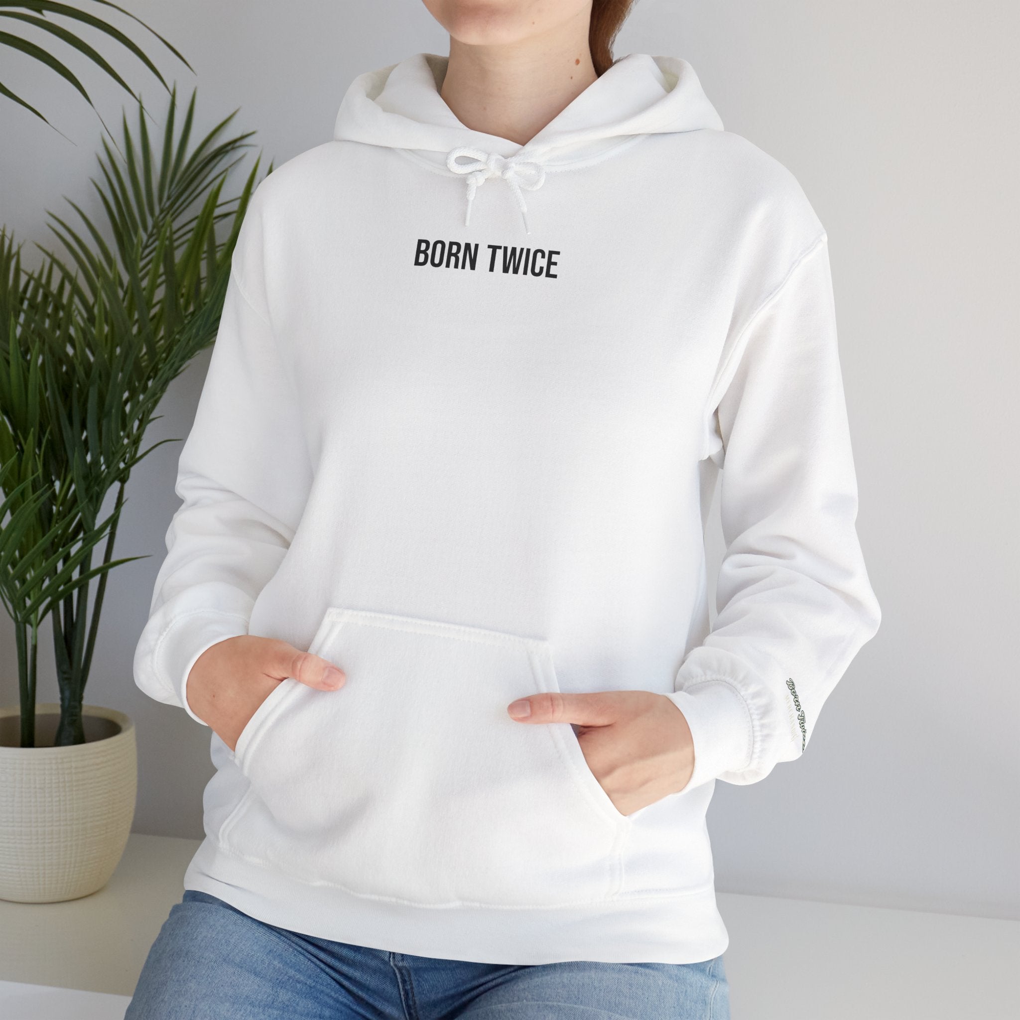 Born Twice (Small Logo) Hoodie
