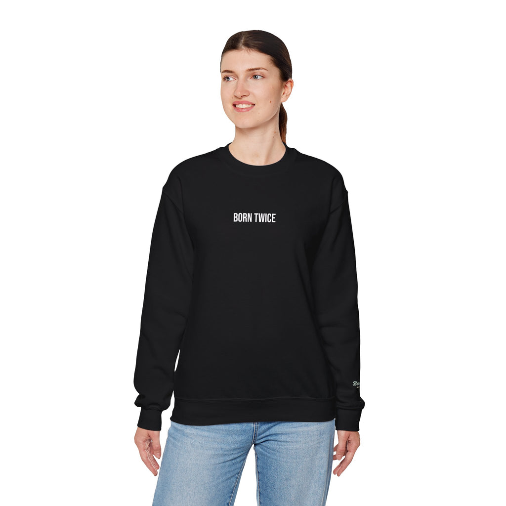 Born Twice (Small Logo) Crewneck Sweatshirt