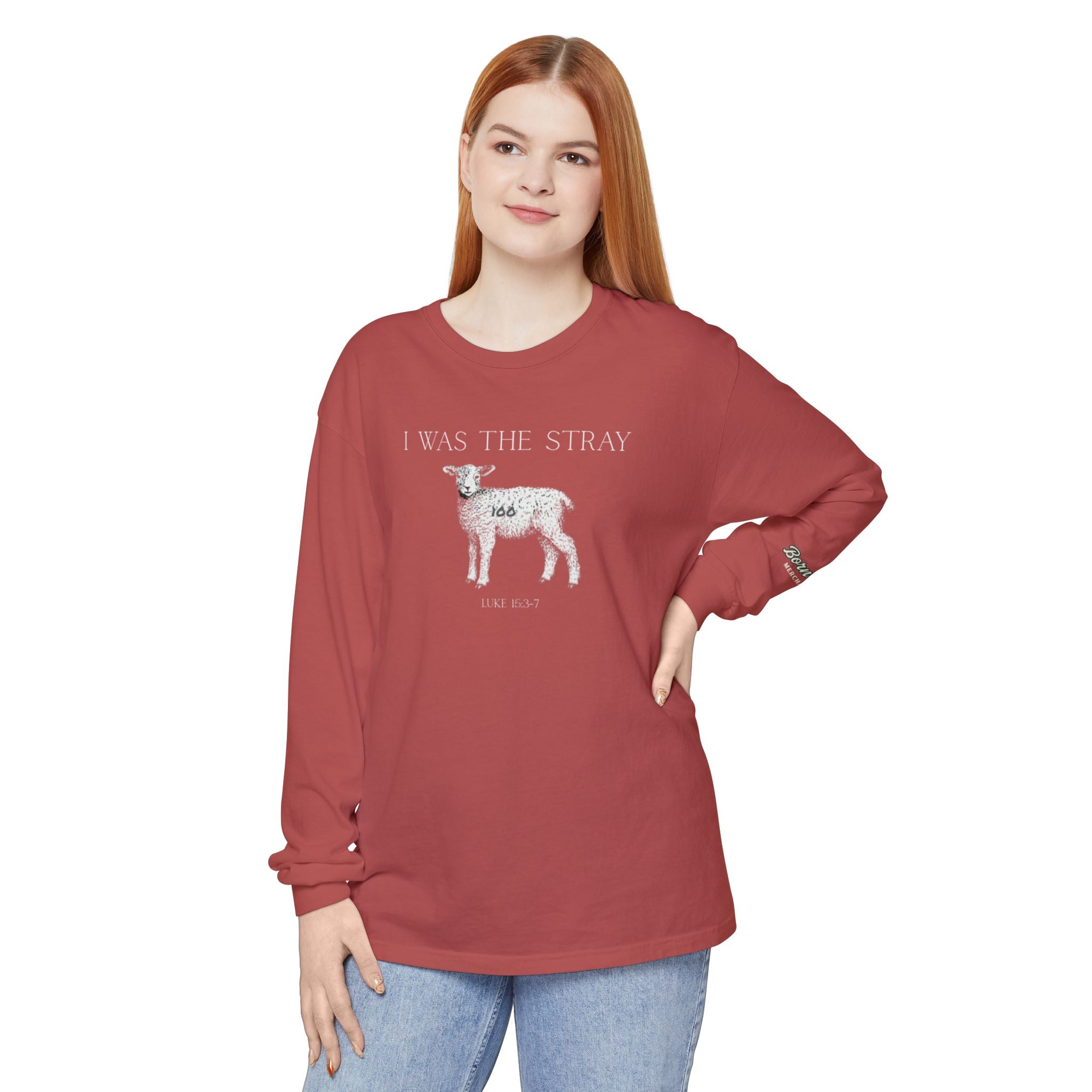 The Stray (Luke 15:3-7) Christian Long-sleeved T-shirt by