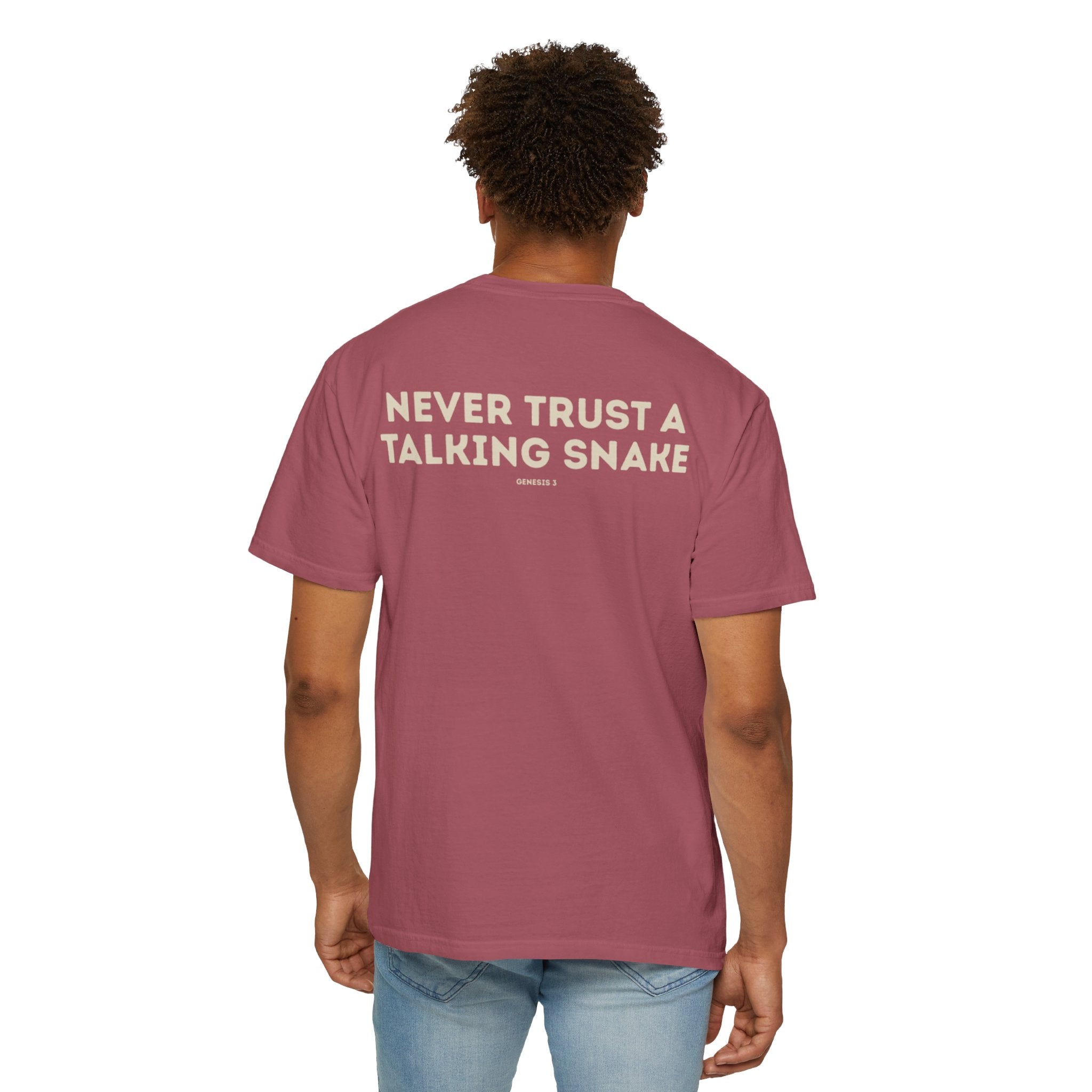 Never Trust a Talking Snake (Genesis 3) Christian T-shirt