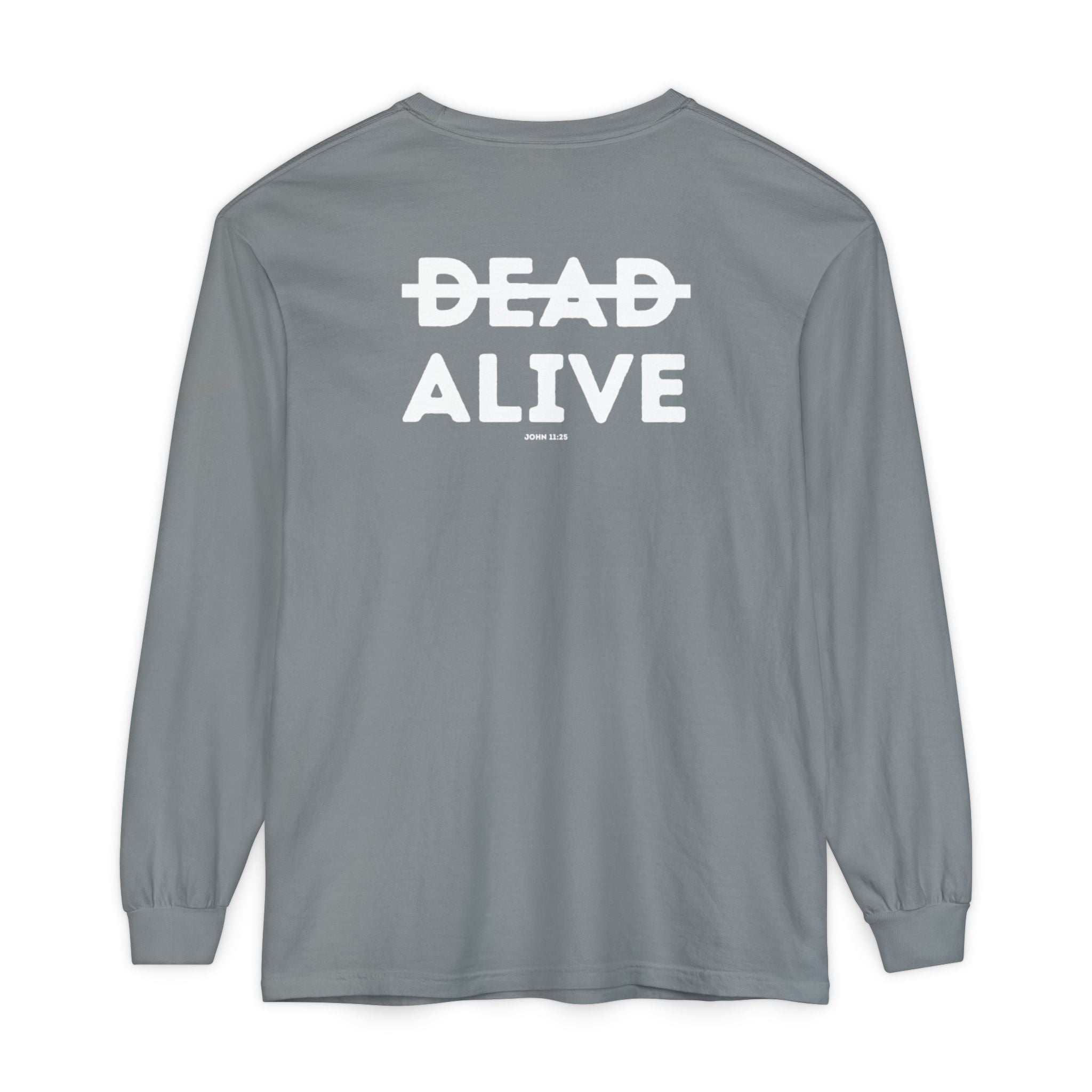 Dead Alive Graphic Long Sleeve T-Shirt — Minimal Front Logo