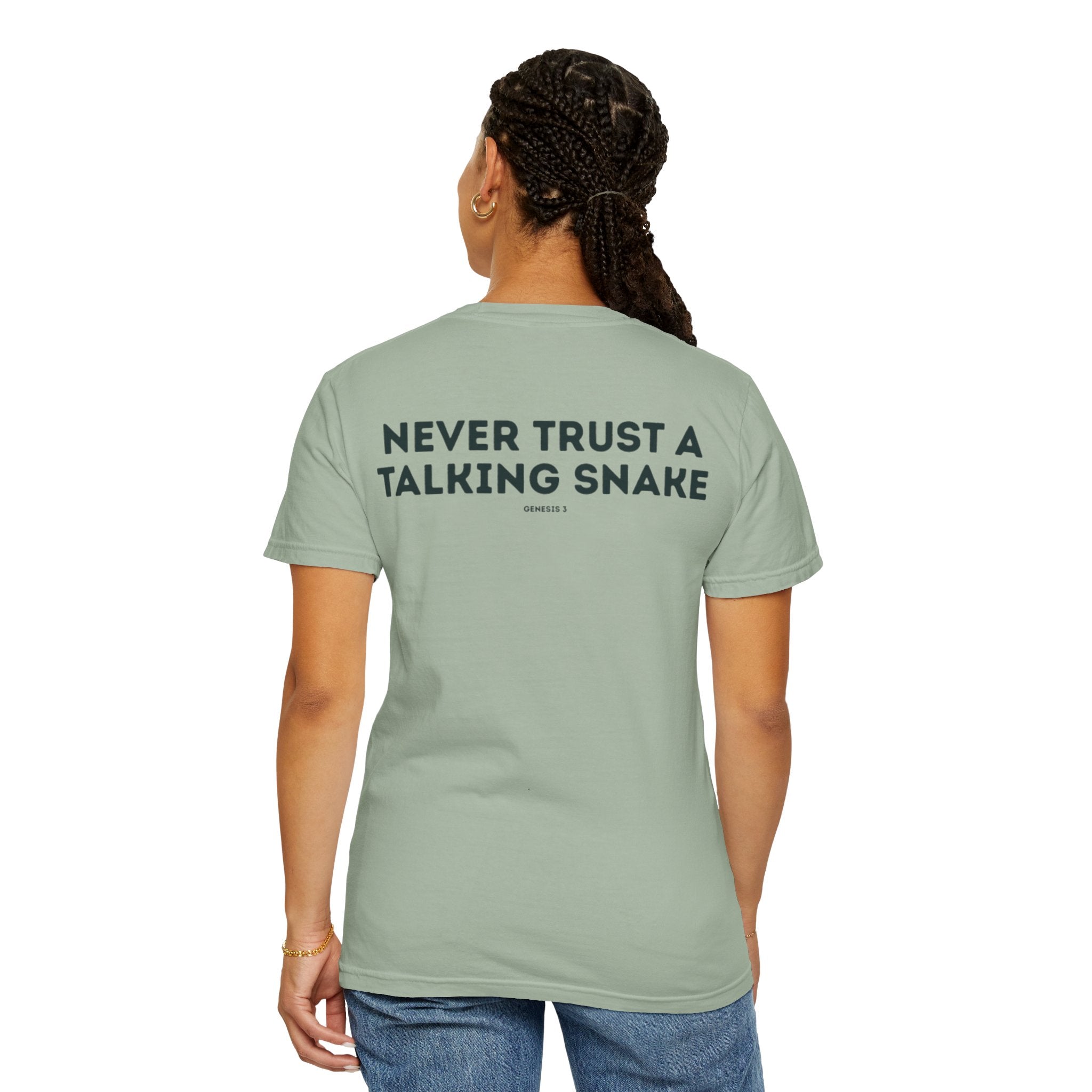 Never Trust a Talking Snake (Genesis 3) Christian T-shirt