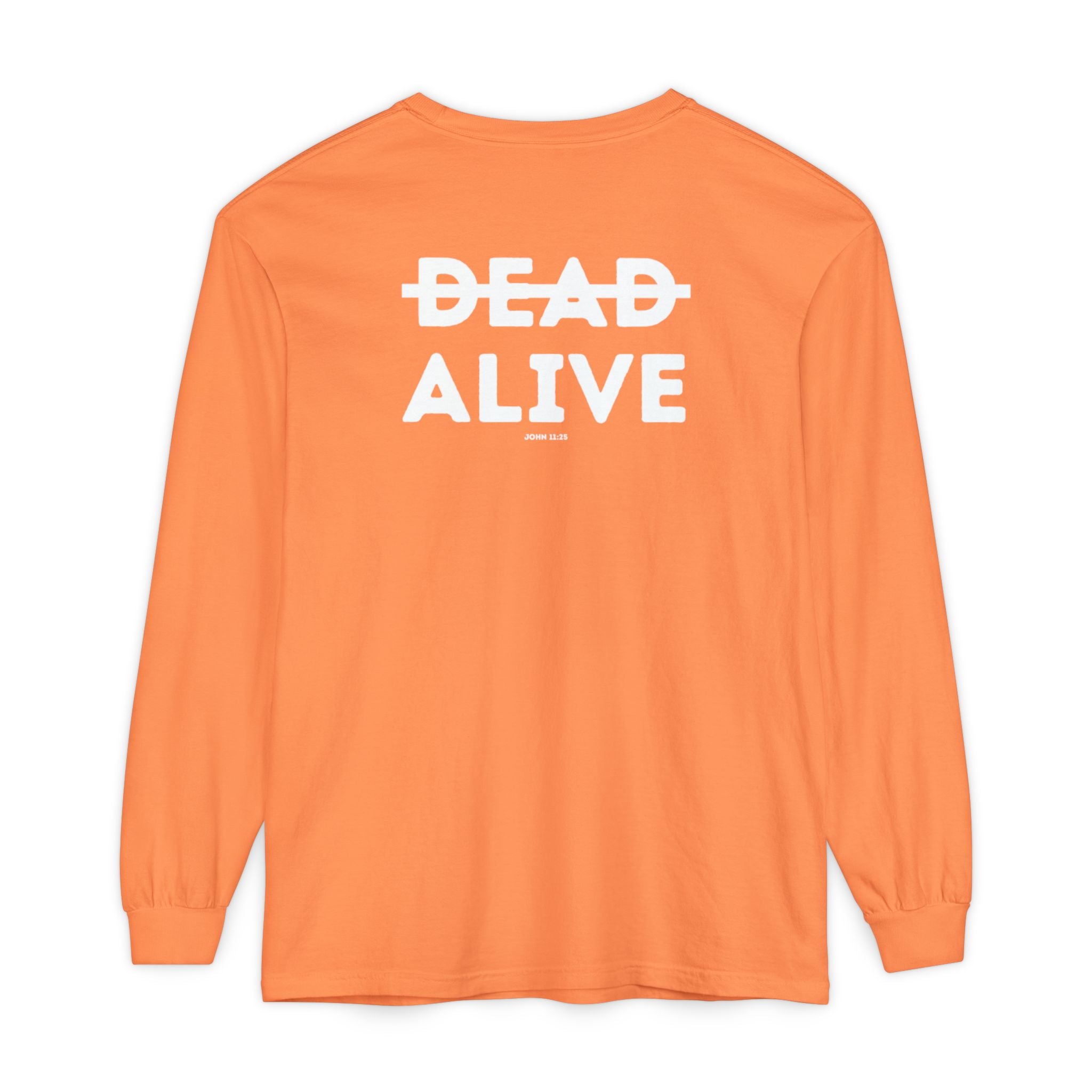 Dead Alive Graphic Long Sleeve T-Shirt — Minimal Front Logo