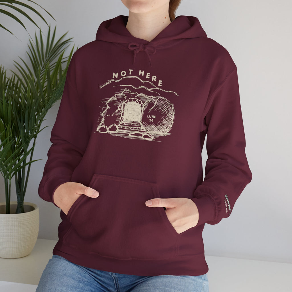 Not Here (Luke 24) Christian Hoodie