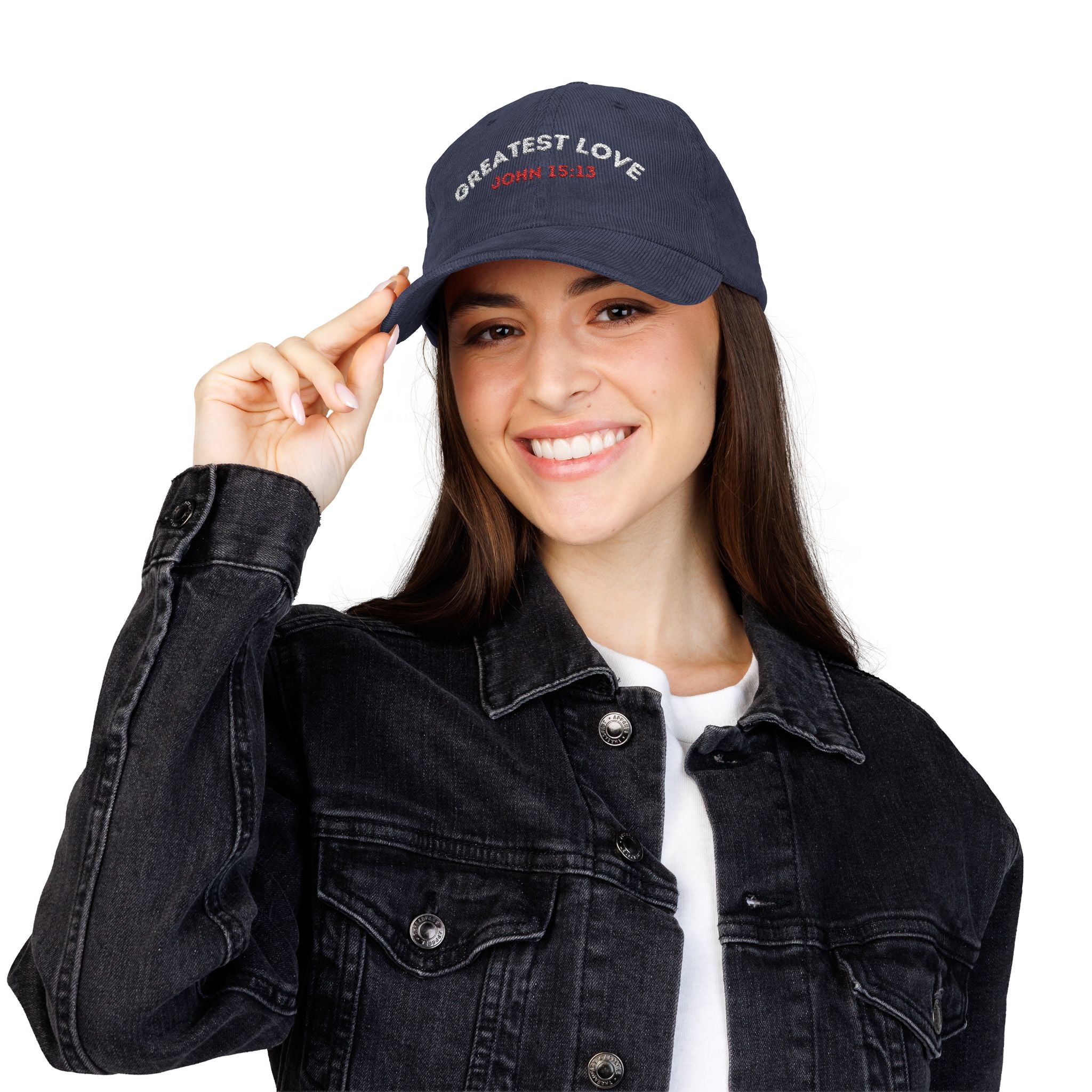Greatest Love - Corduroy Cap – (John 15:13)