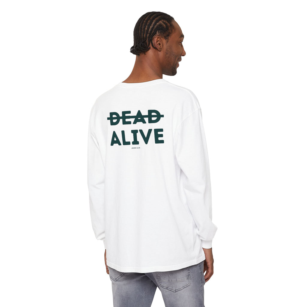 Dead Alive Graphic Long Sleeve T-Shirt — Minimal Front Logo