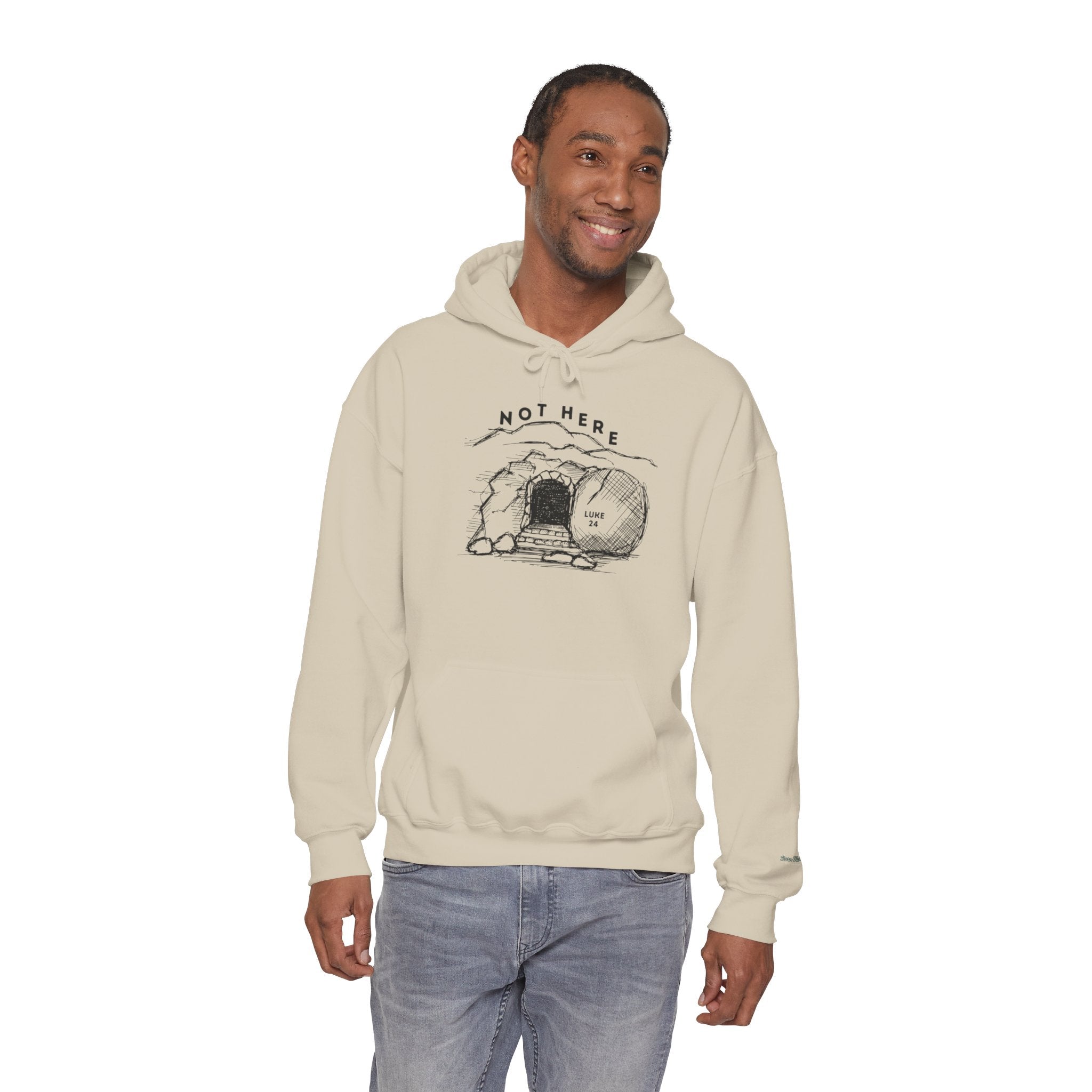 Not Here (Luke 24) Christian Hoodie