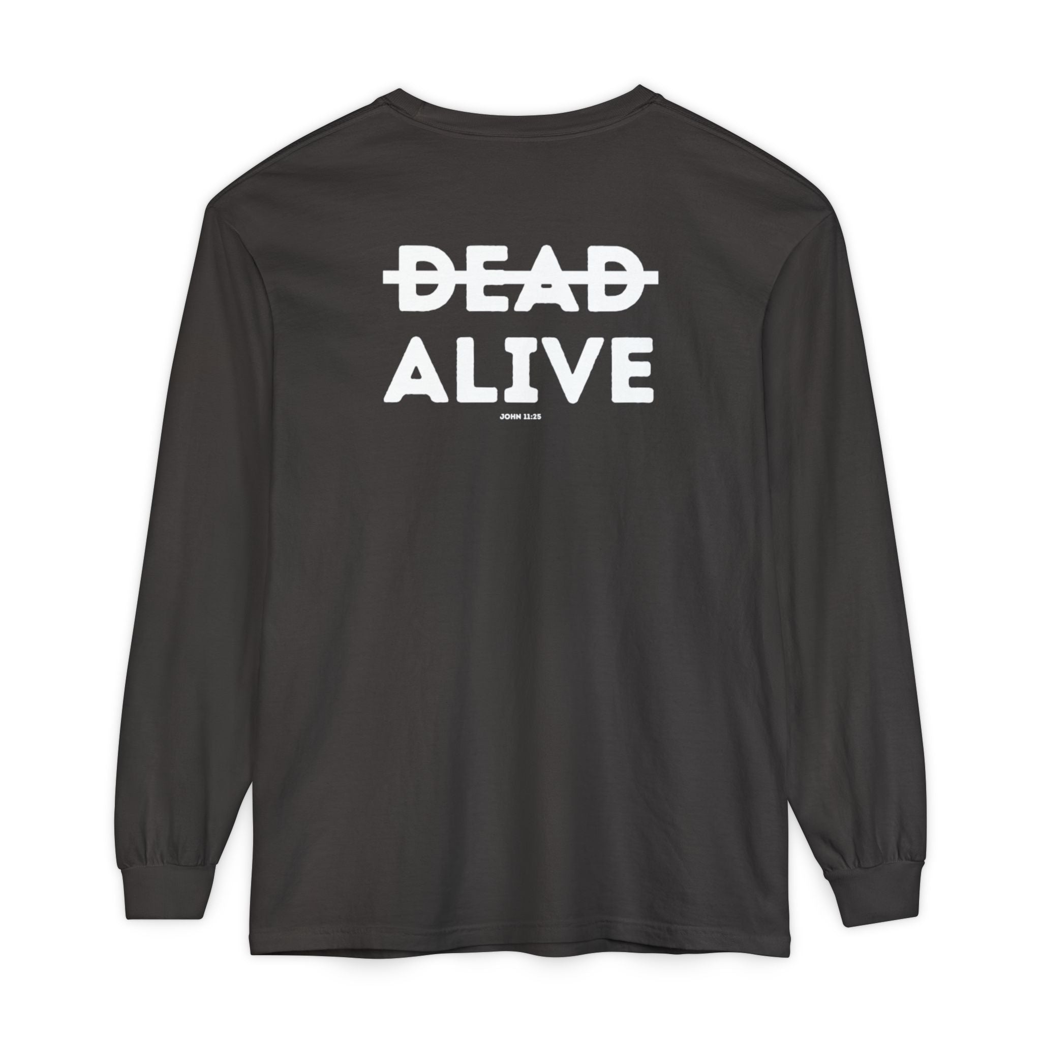 Dead Alive Graphic Long Sleeve T-Shirt — Minimal Front Logo