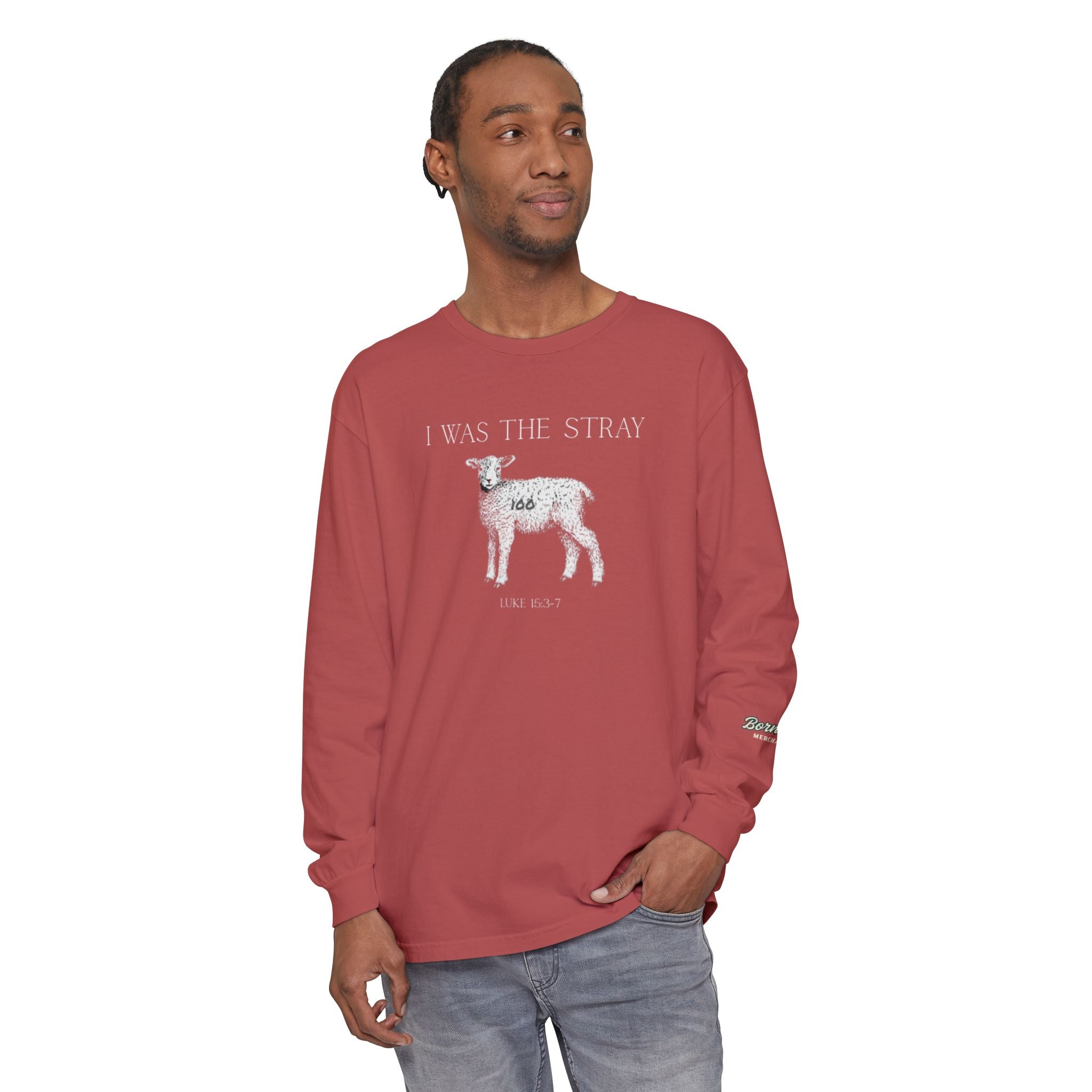 The Stray (Luke 15:3-7) Christian Long-sleeved T-shirt by