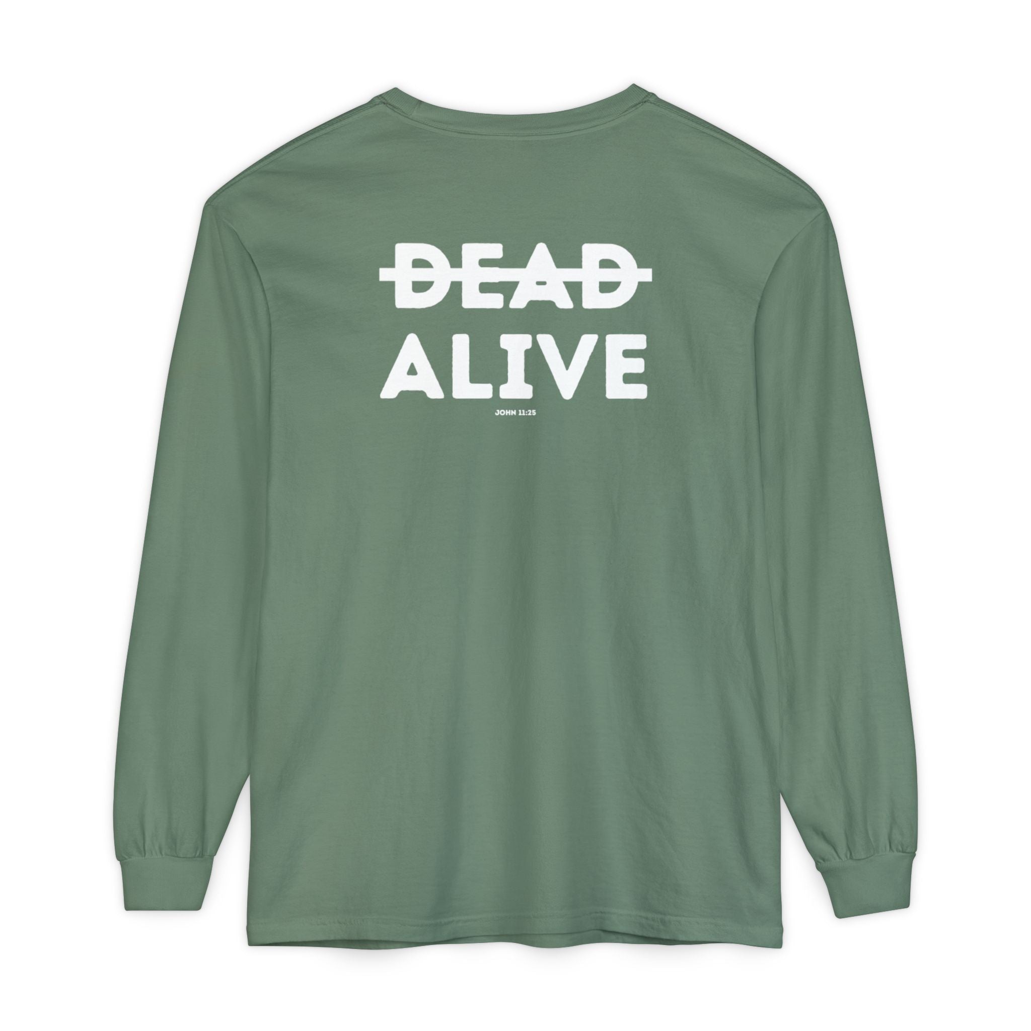 Dead Alive Graphic Long Sleeve T-Shirt — Minimal Front Logo