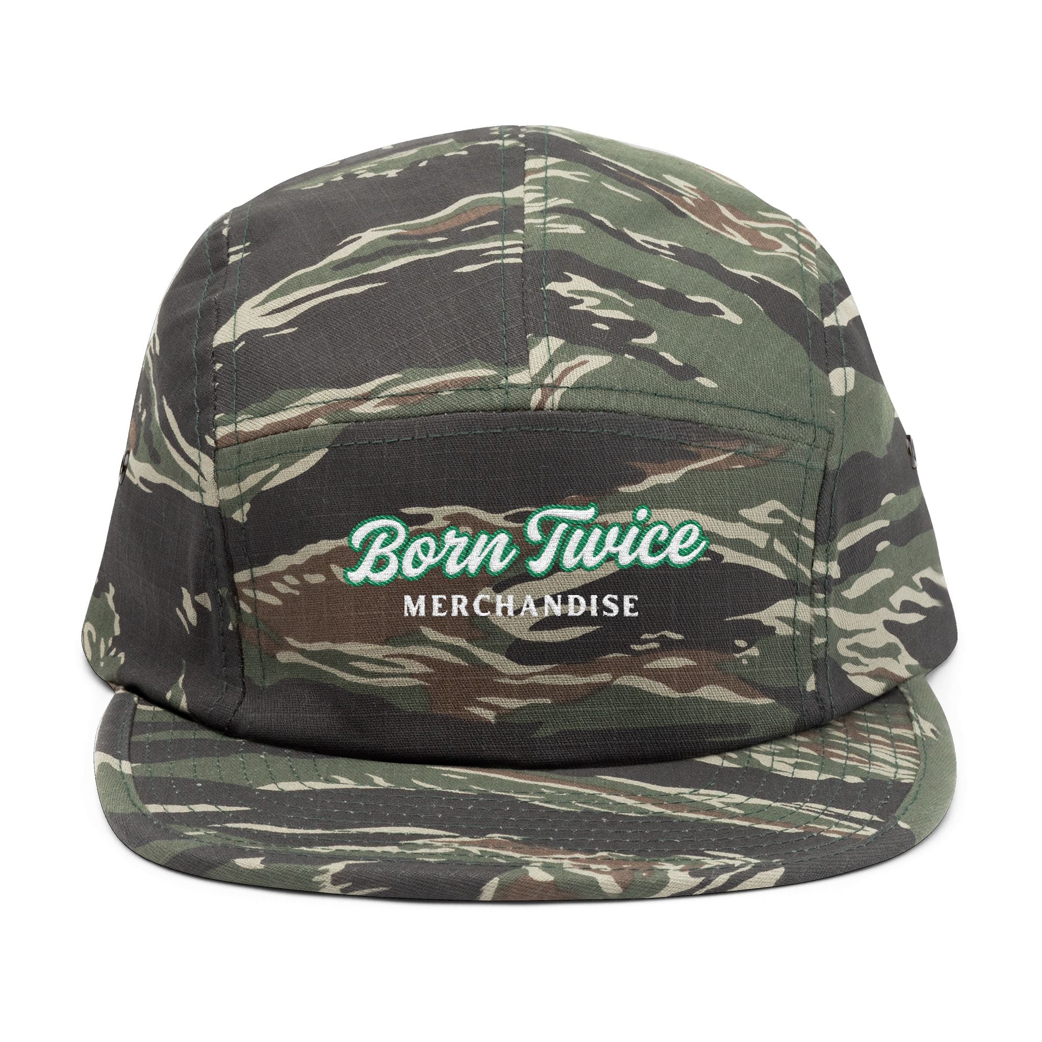 Born Twice Merchandise Embroidered 5 Panel Cap