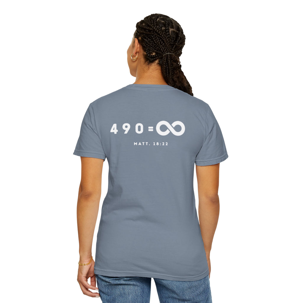 490= Infinity Shirt (Matthew 18:22)