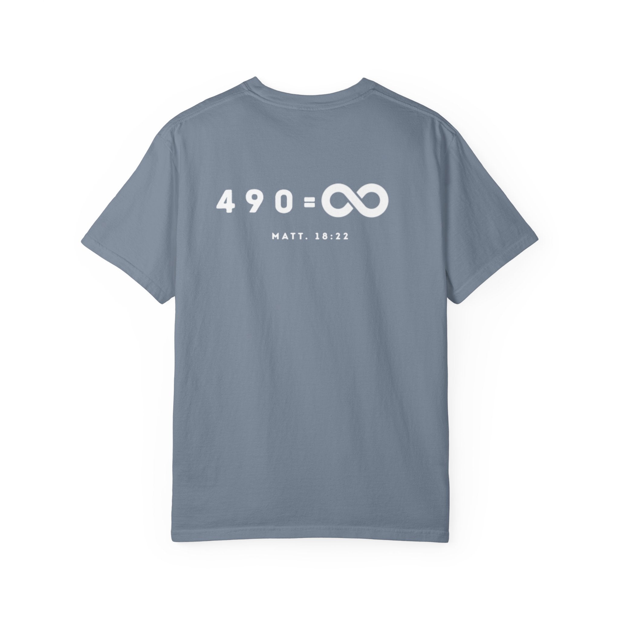 490= Infinity Shirt (Matthew 18:22)