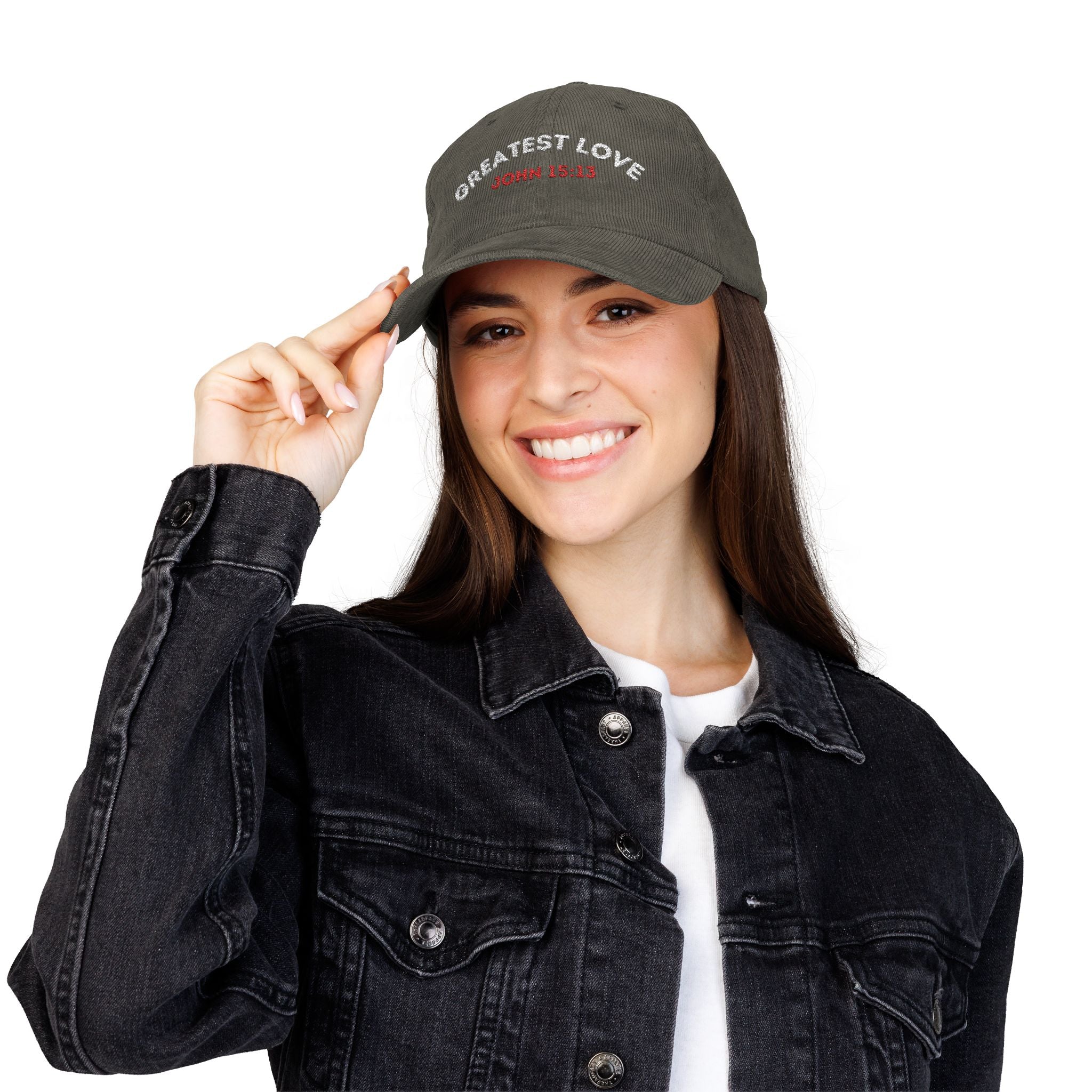 Greatest Love - Corduroy Cap – (John 15:13)