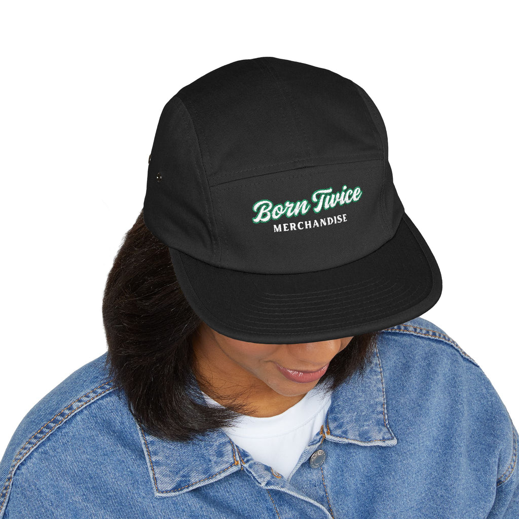 Born Twice Merchandise Embroidered 5 Panel Cap