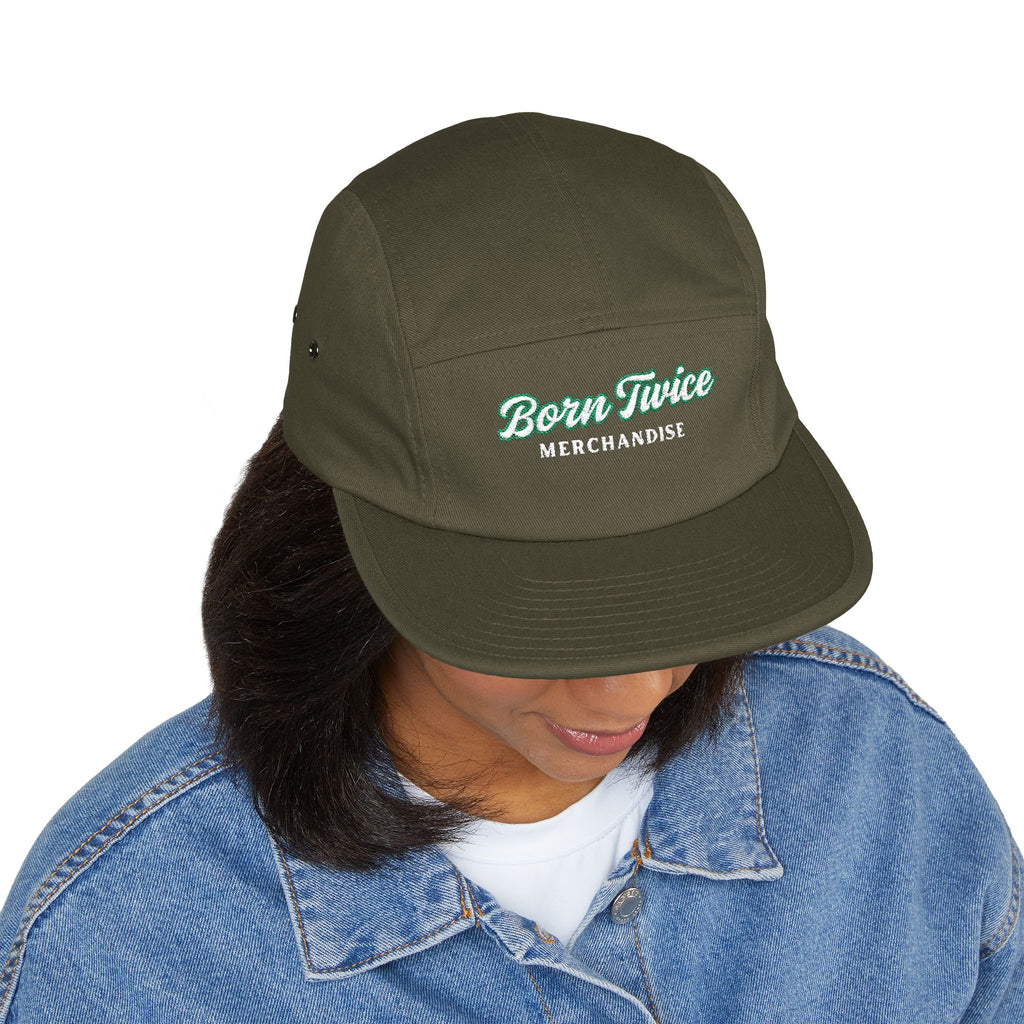 Born Twice Merchandise Embroidered 5 Panel Cap