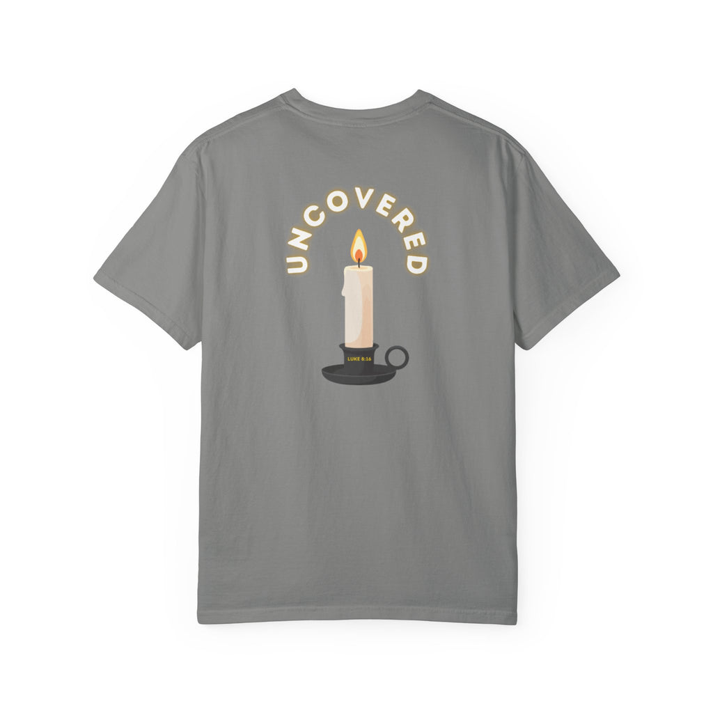 Candle Uncovered (Luke 8:16) Christian T-shirt
