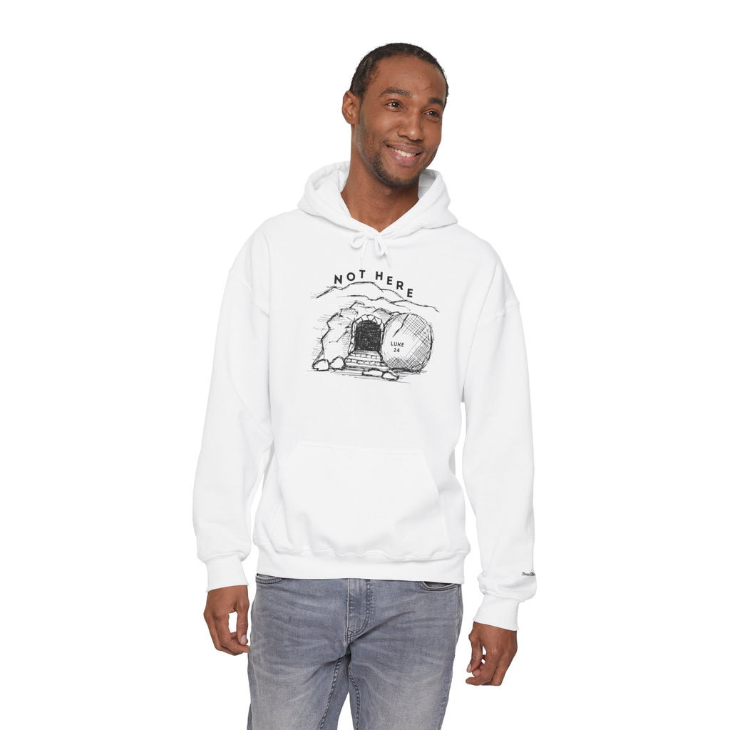 Not Here (Luke 24) Christian Hoodie