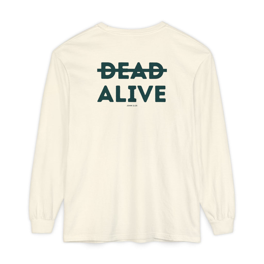 Dead Alive Graphic Long Sleeve T-Shirt — Minimal Front Logo