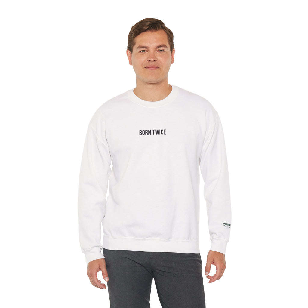 Born Twice (Small Logo) Crewneck Sweatshirt