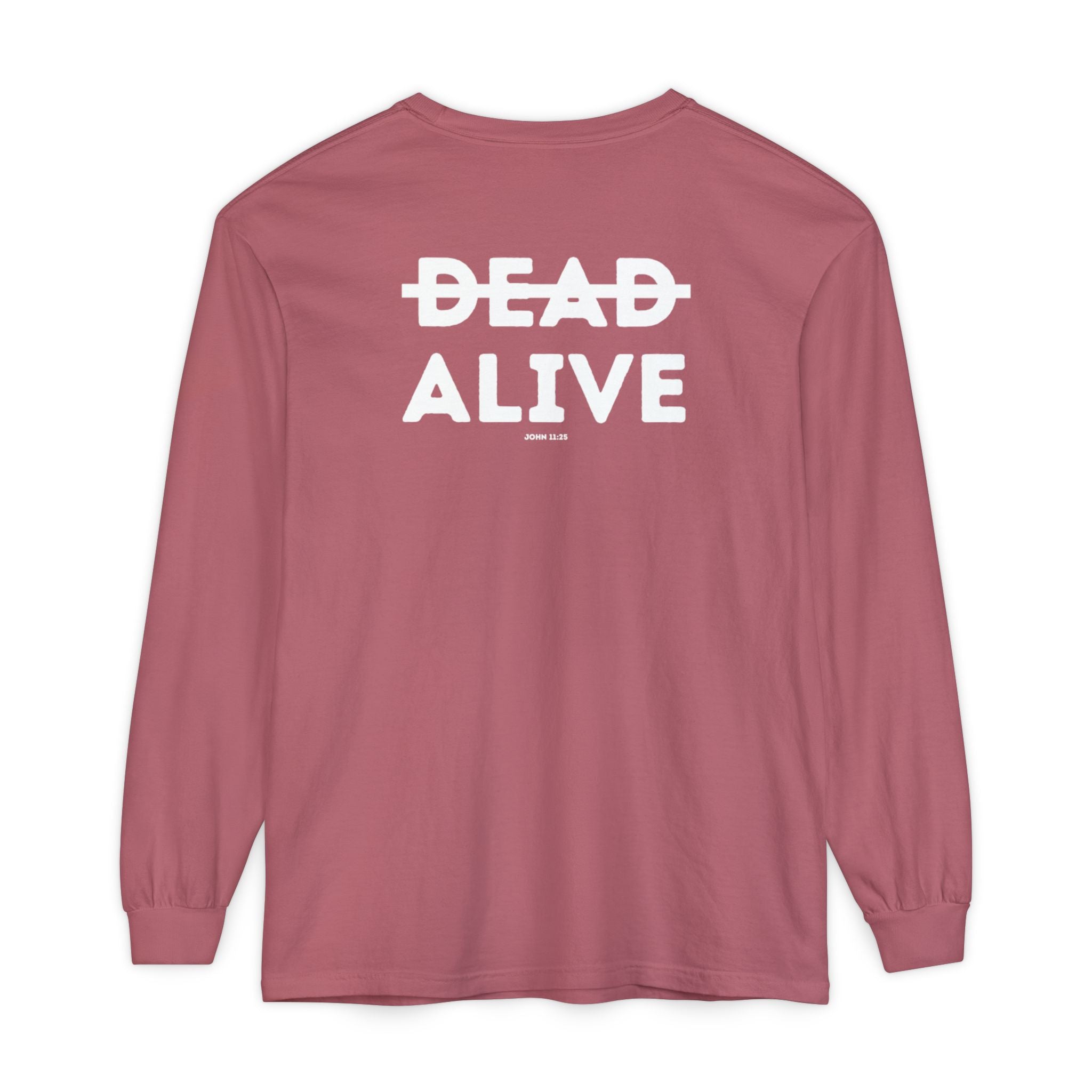 Dead Alive Graphic Long Sleeve T-Shirt — Minimal Front Logo