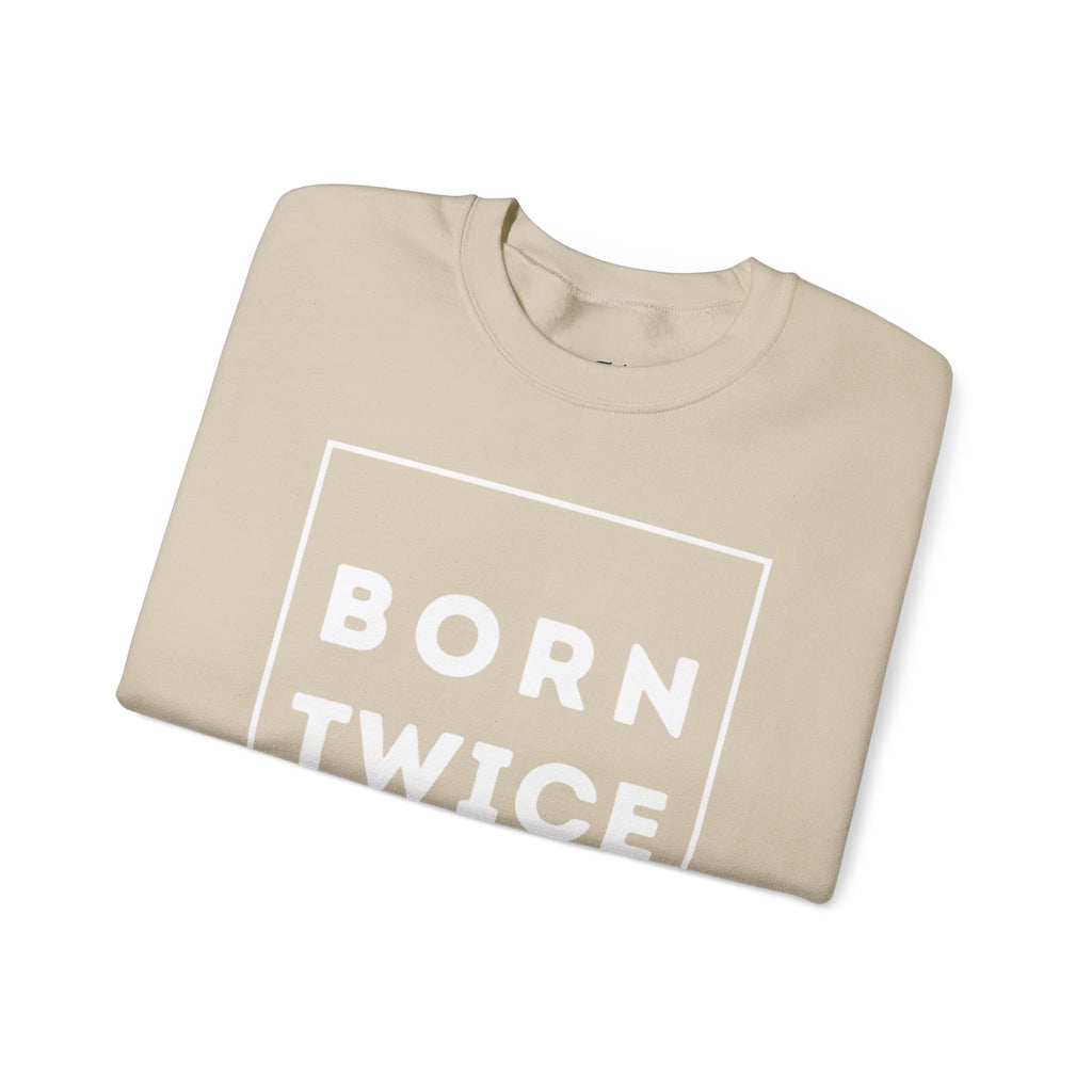 Born Twice Box Logo Crewneck