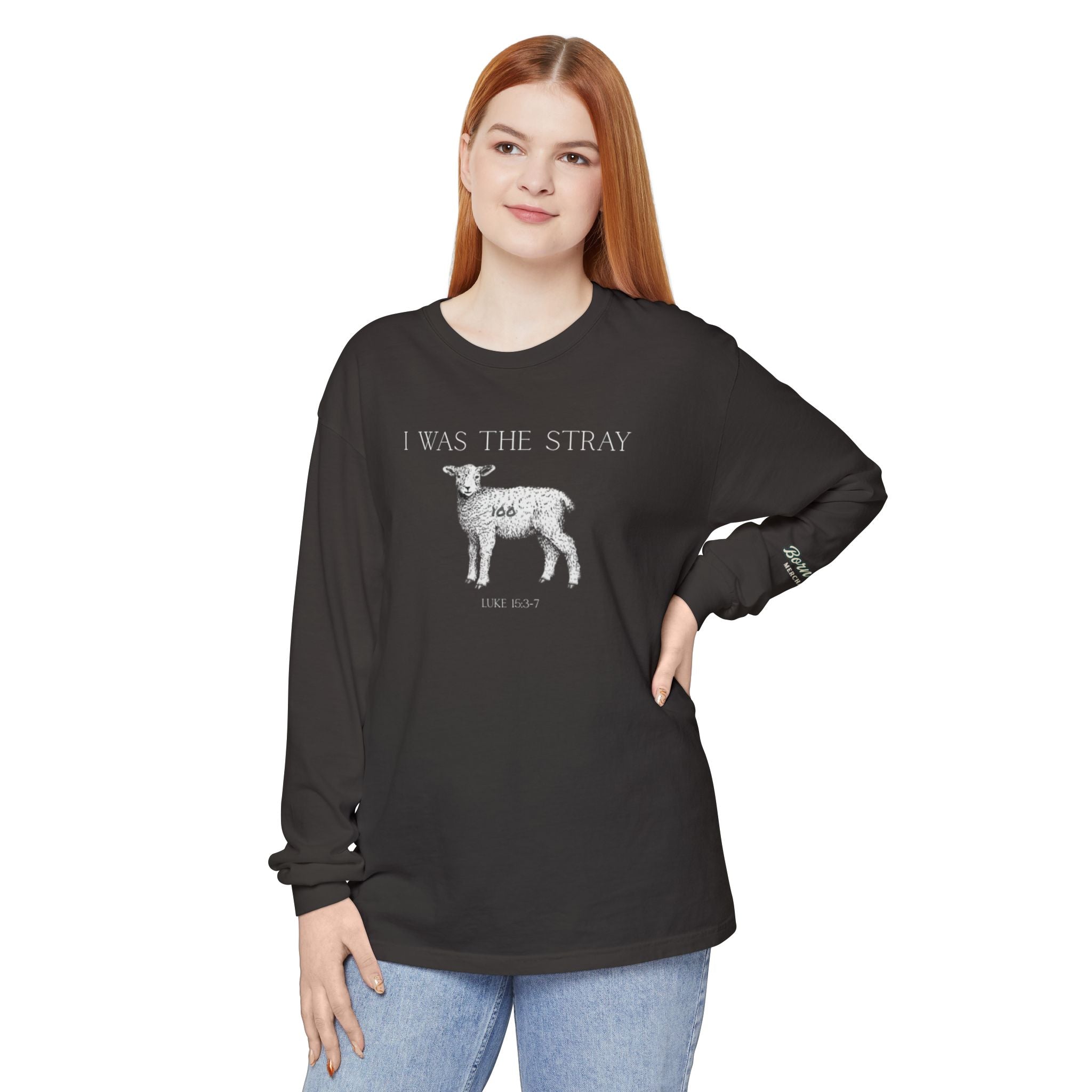 The Stray (Luke 15:3-7) Christian Long-sleeved T-shirt by