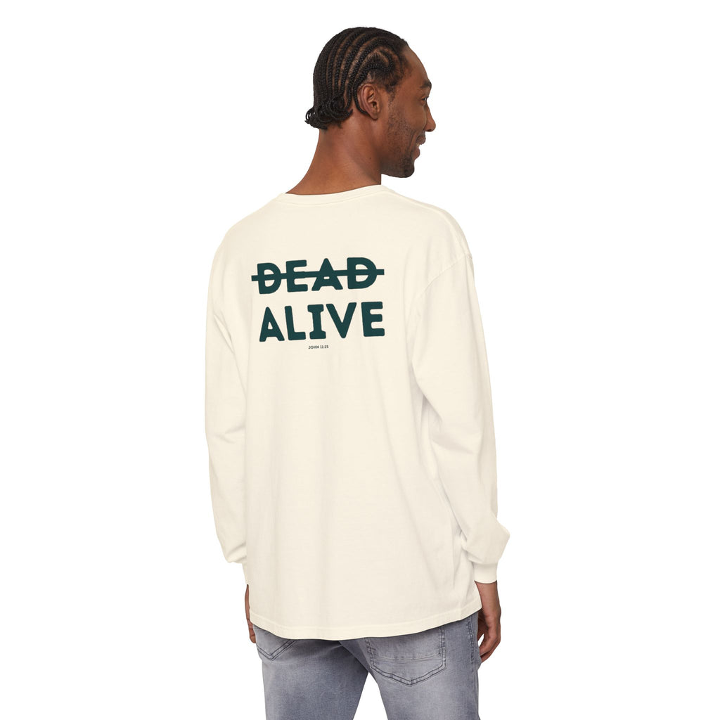 Dead Alive Graphic Long Sleeve T-Shirt — Minimal Front Logo