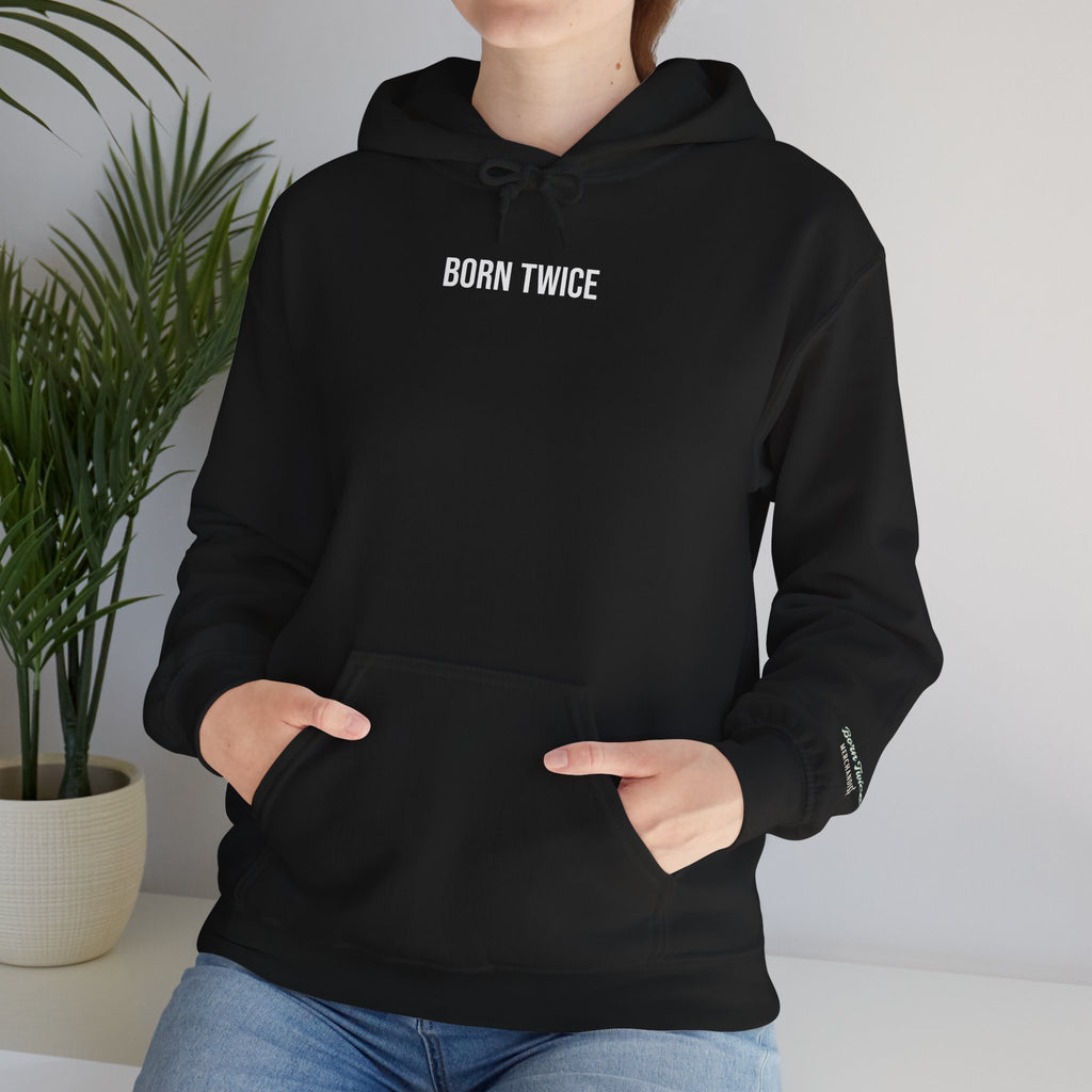Born Twice (Small Logo) Hoodie