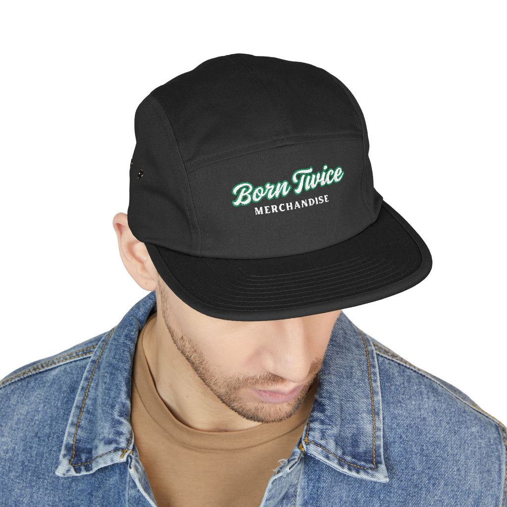 Born Twice Merchandise Embroidered 5 Panel Cap
