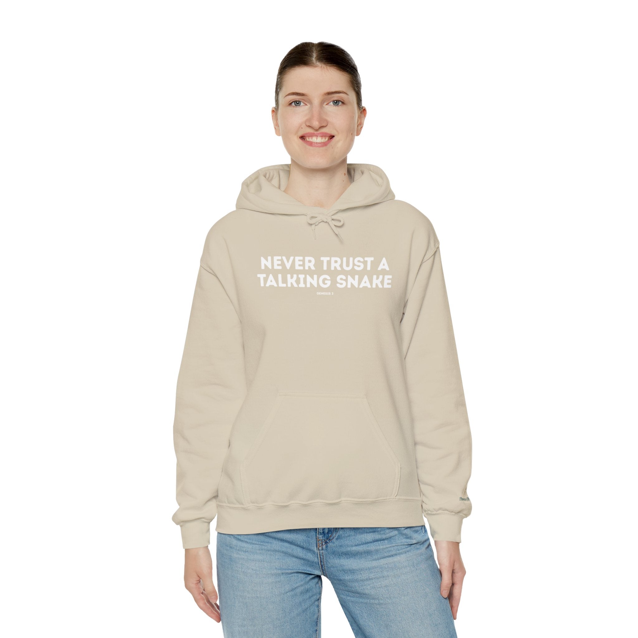 Never Trust a Talking Snake (Genesis 3) Christian Hoodie