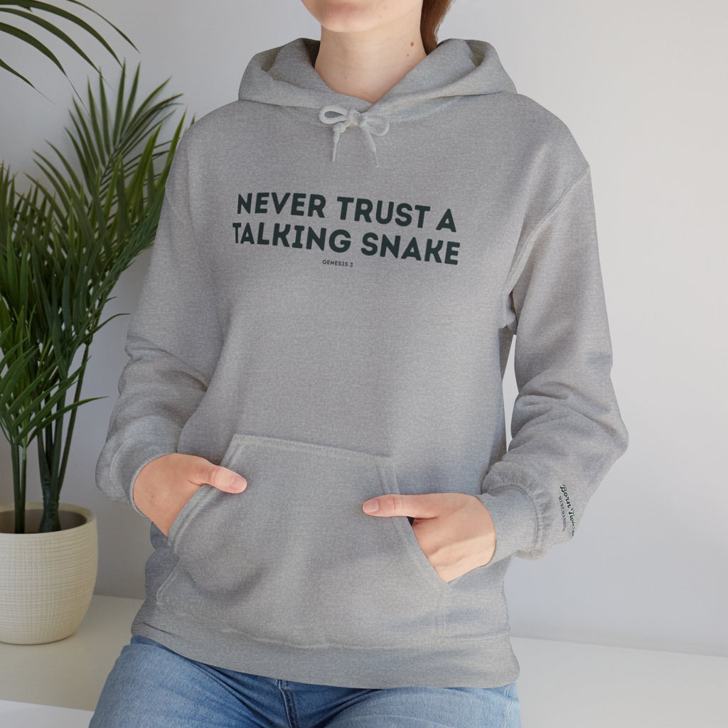 Never Trust a Talking Snake (Genesis 3) Christian Hoodie
