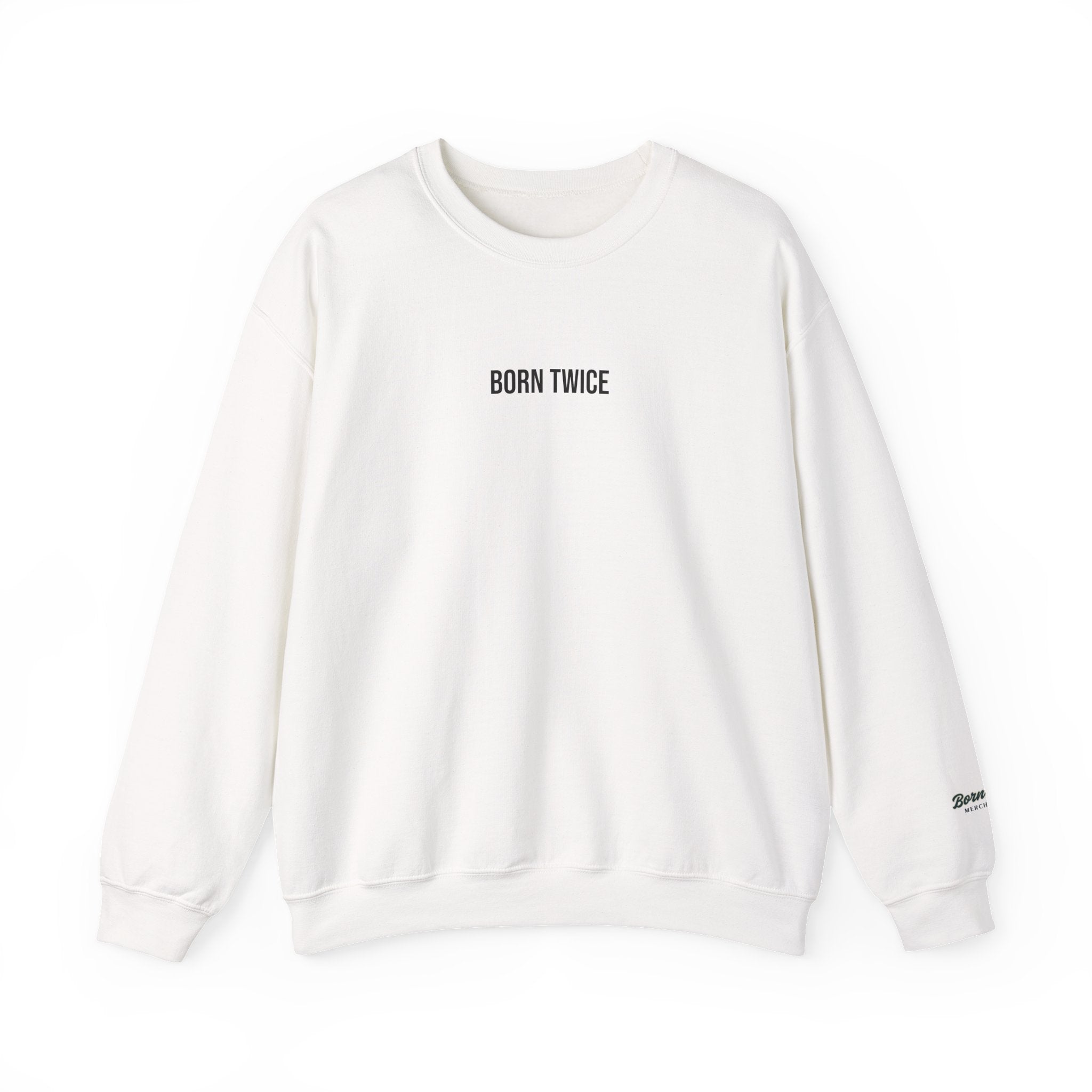 Born Twice (Small Logo) Crewneck Sweatshirt
