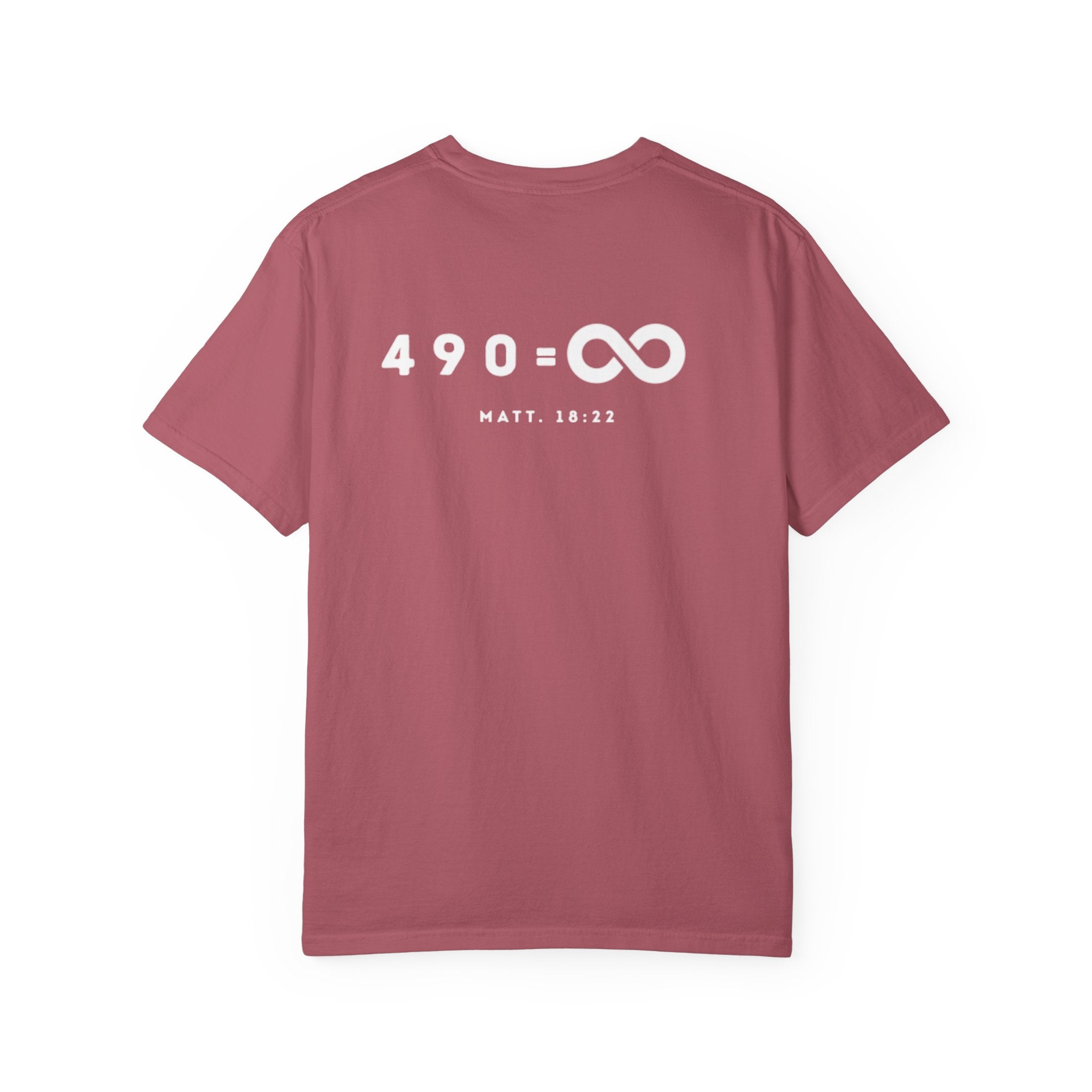490= Infinity Shirt (Matthew 18:22)