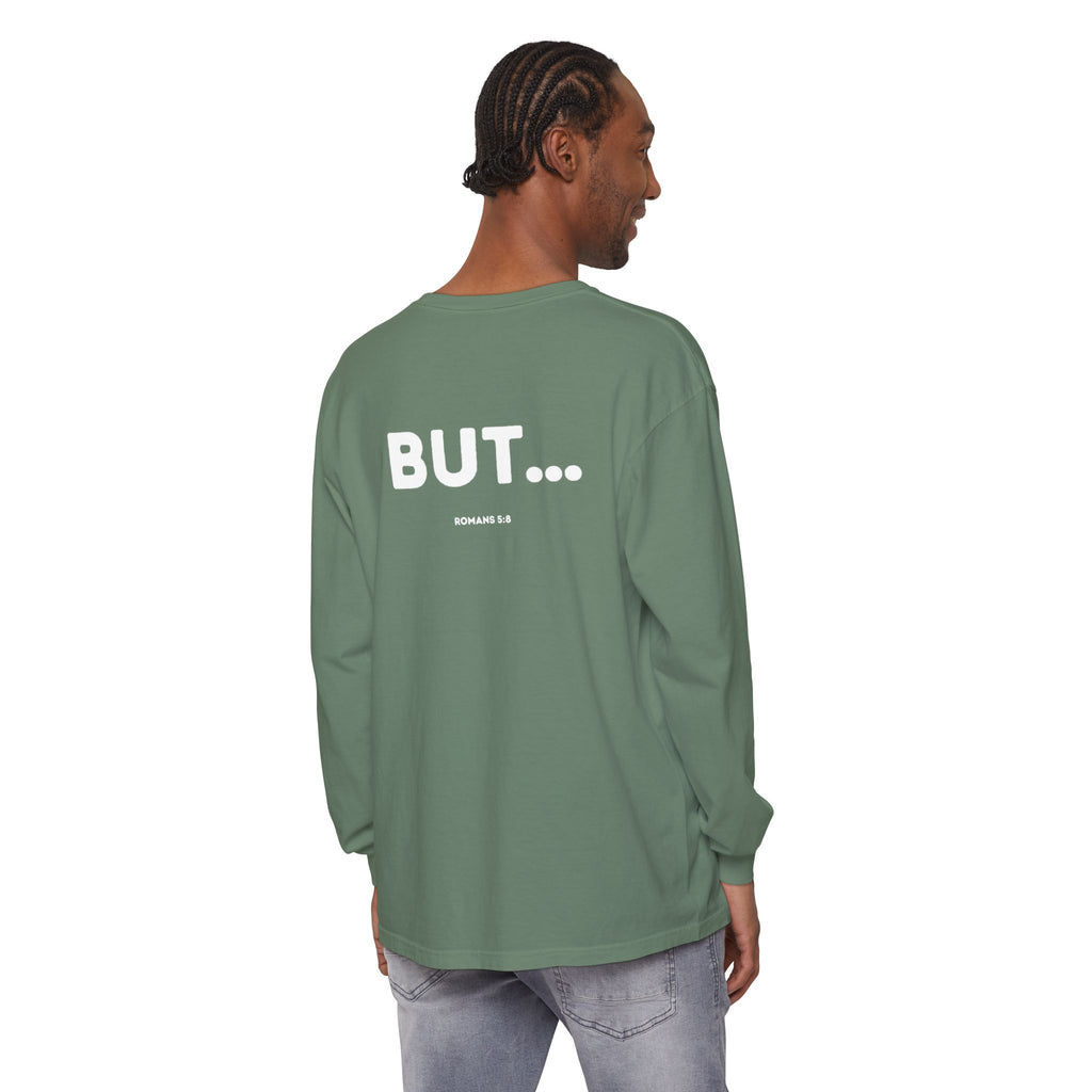 But... (Romans 5:8) Long-Sleeved Shirt