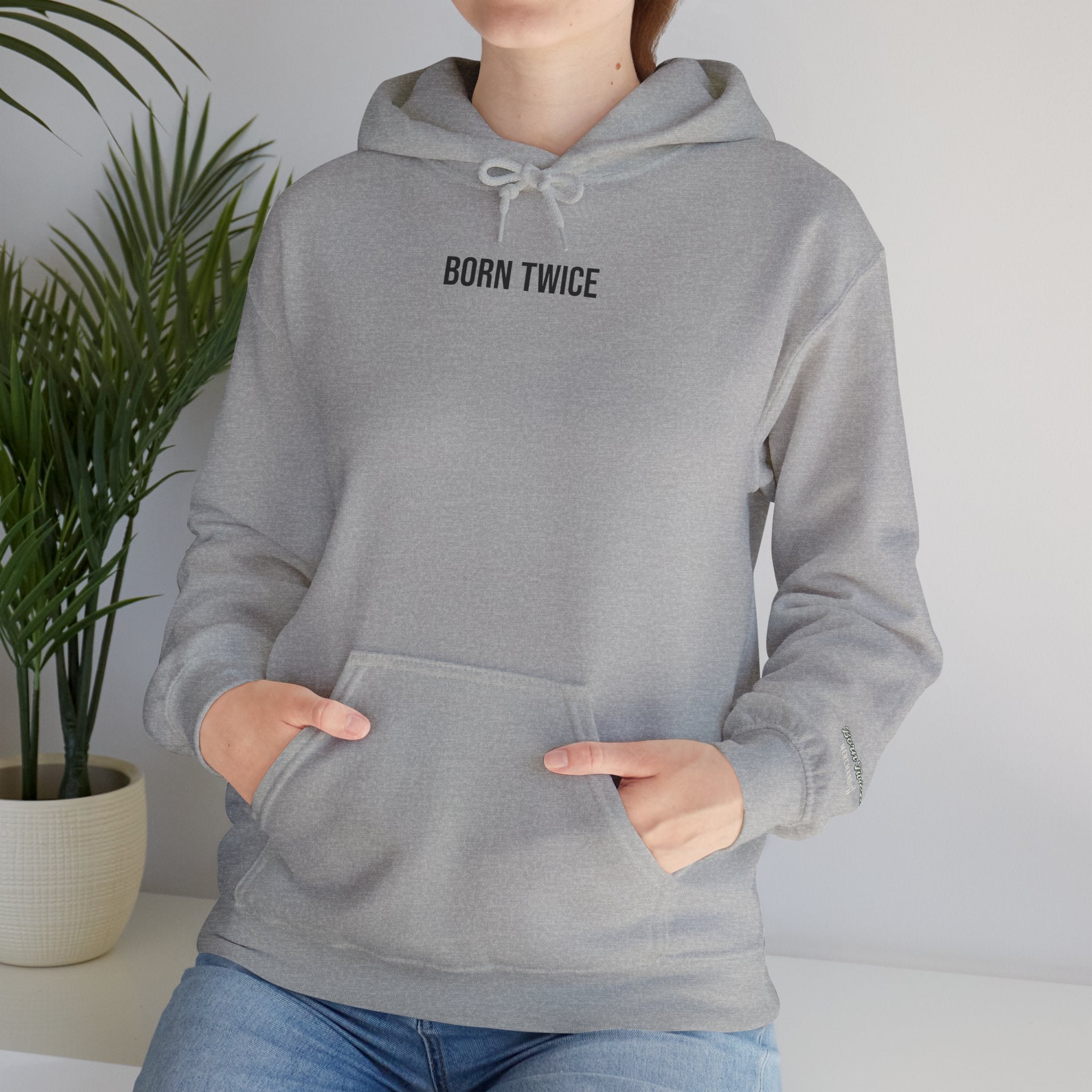 Born Twice (Small Logo) Hoodie