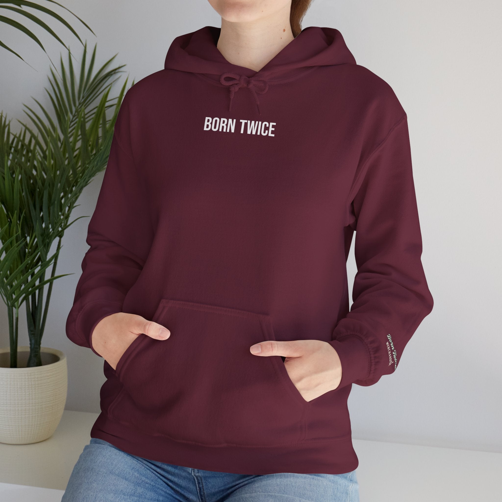 Born Twice (Small Logo) Hoodie