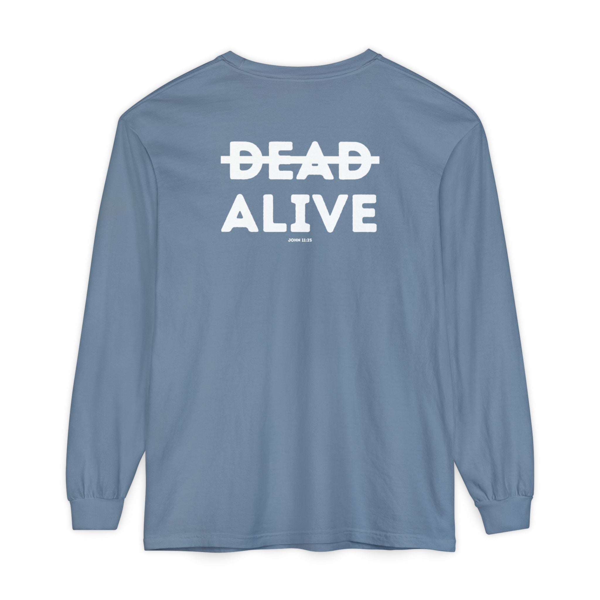 Dead Alive Graphic Long Sleeve T-Shirt — Minimal Front Logo