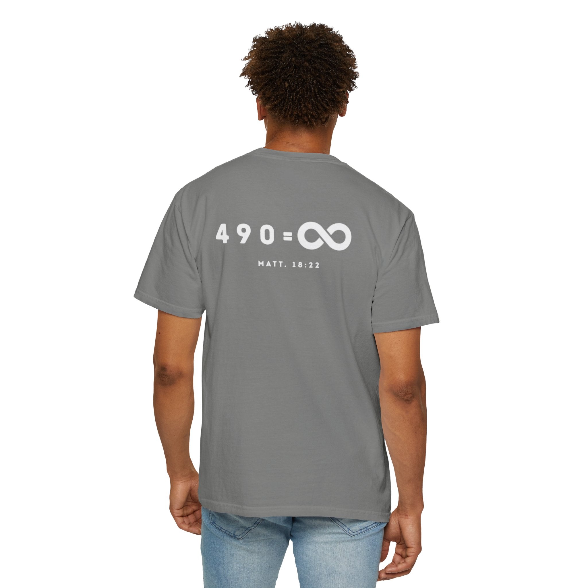 490= Infinity Shirt (Matthew 18:22)
