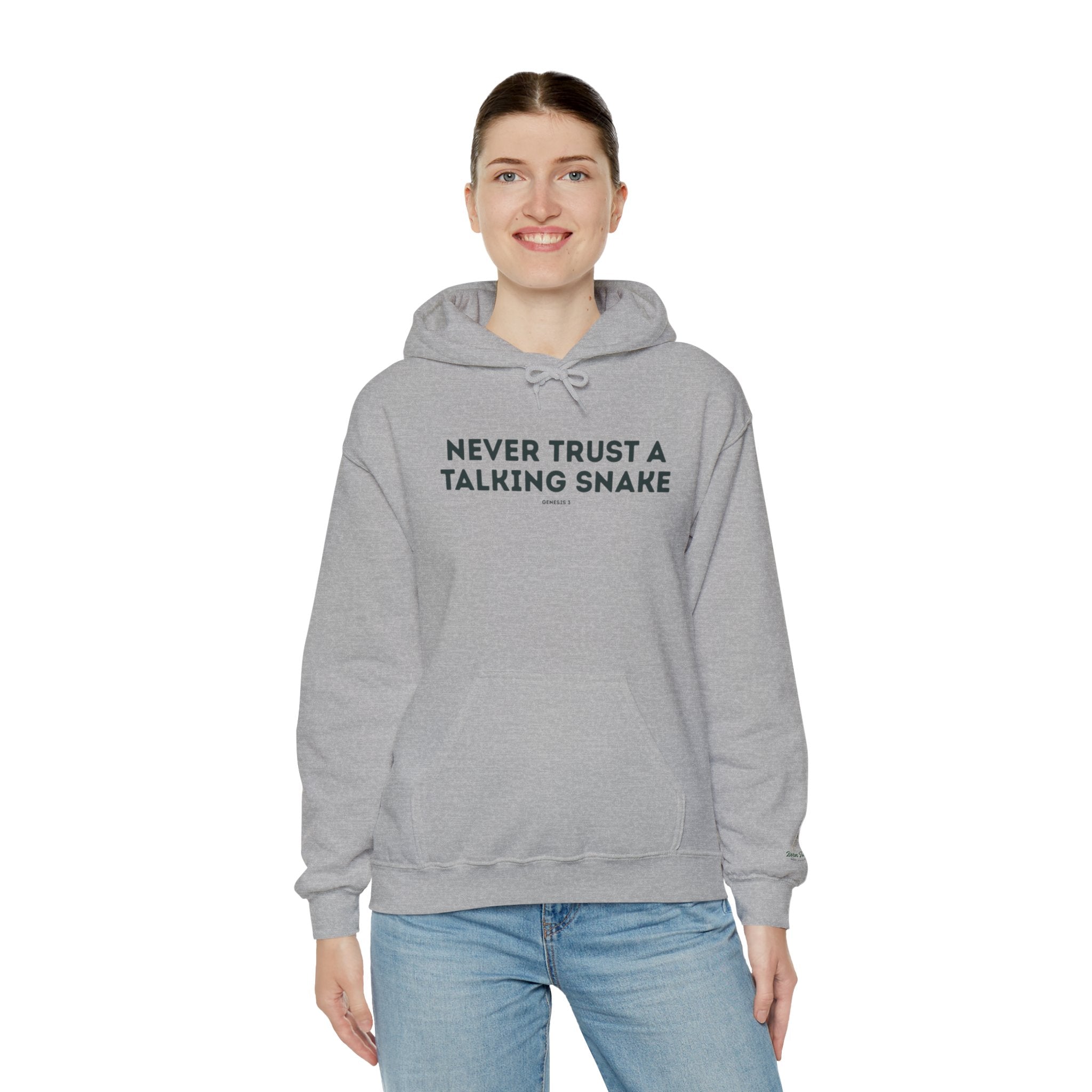Never Trust a Talking Snake (Genesis 3) Christian Hoodie