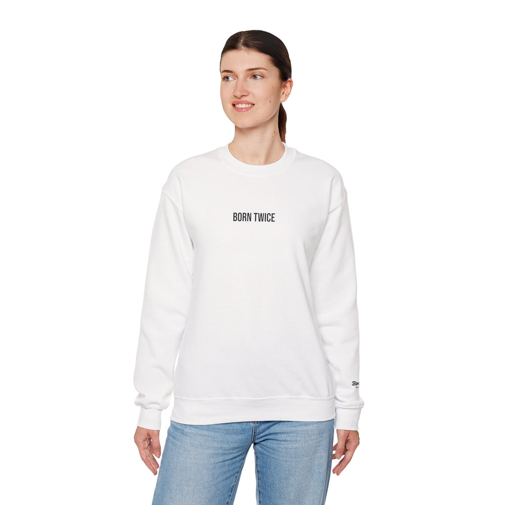 Born Twice (Small Logo) Crewneck Sweatshirt
