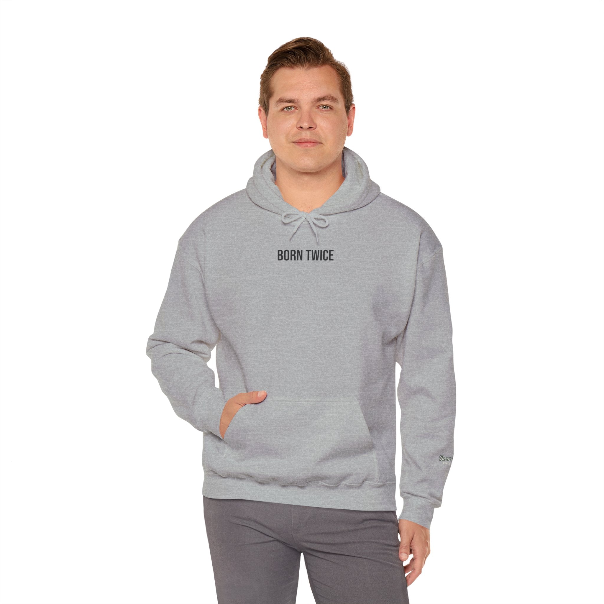 Born Twice (Small Logo) Hoodie