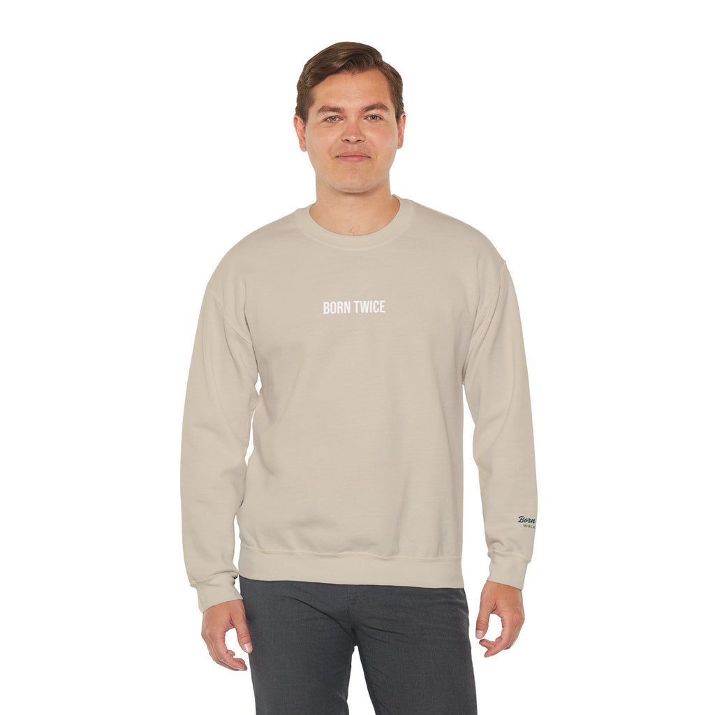 Born Twice (Small Logo) Crewneck Sweatshirt