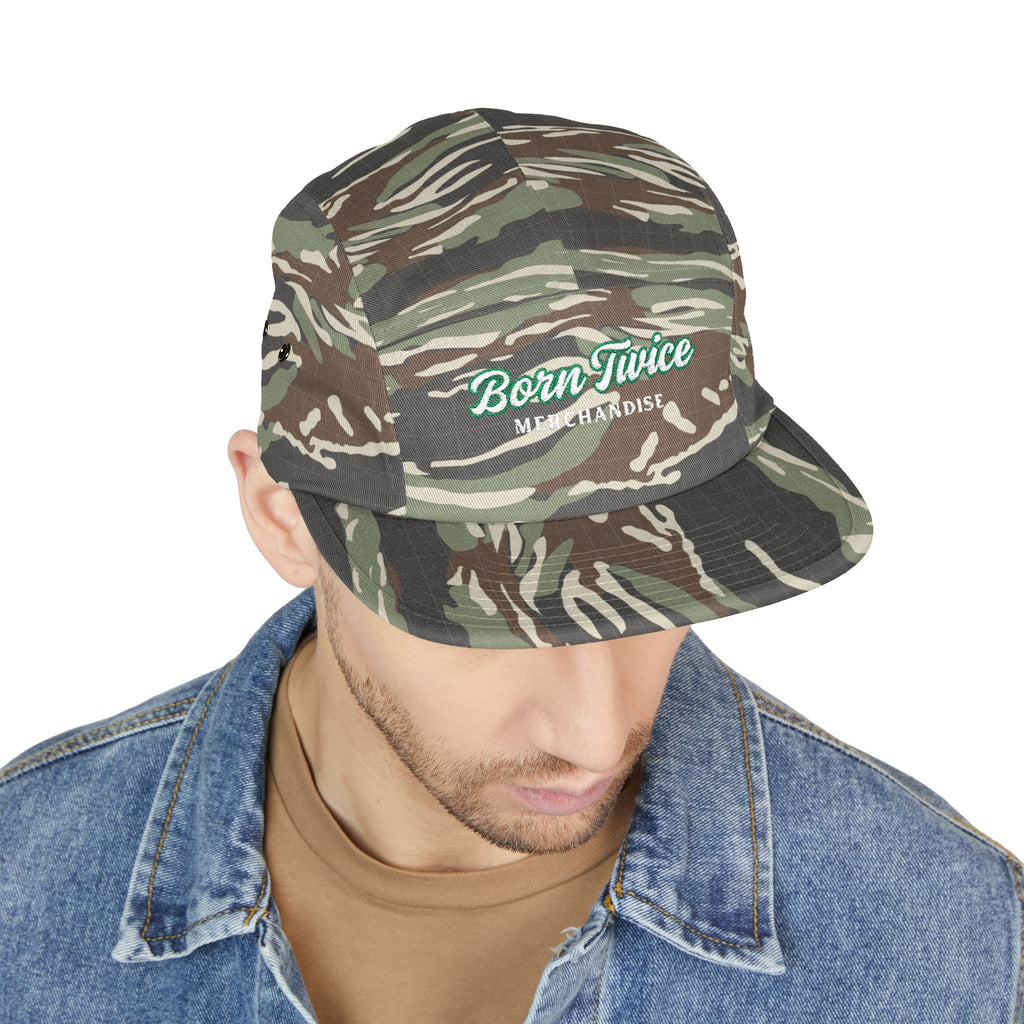 Born Twice Merchandise Embroidered 5 Panel Cap