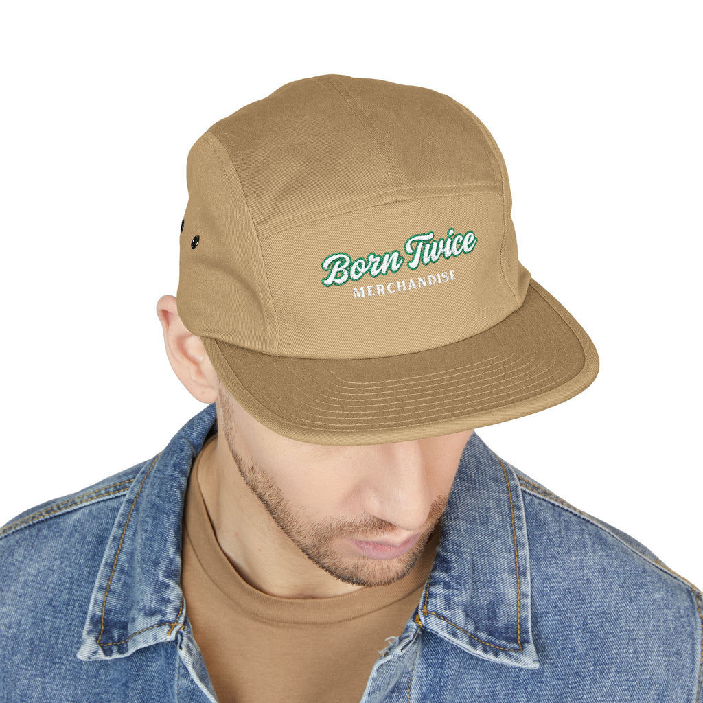 Born Twice Merchandise Embroidered 5 Panel Cap