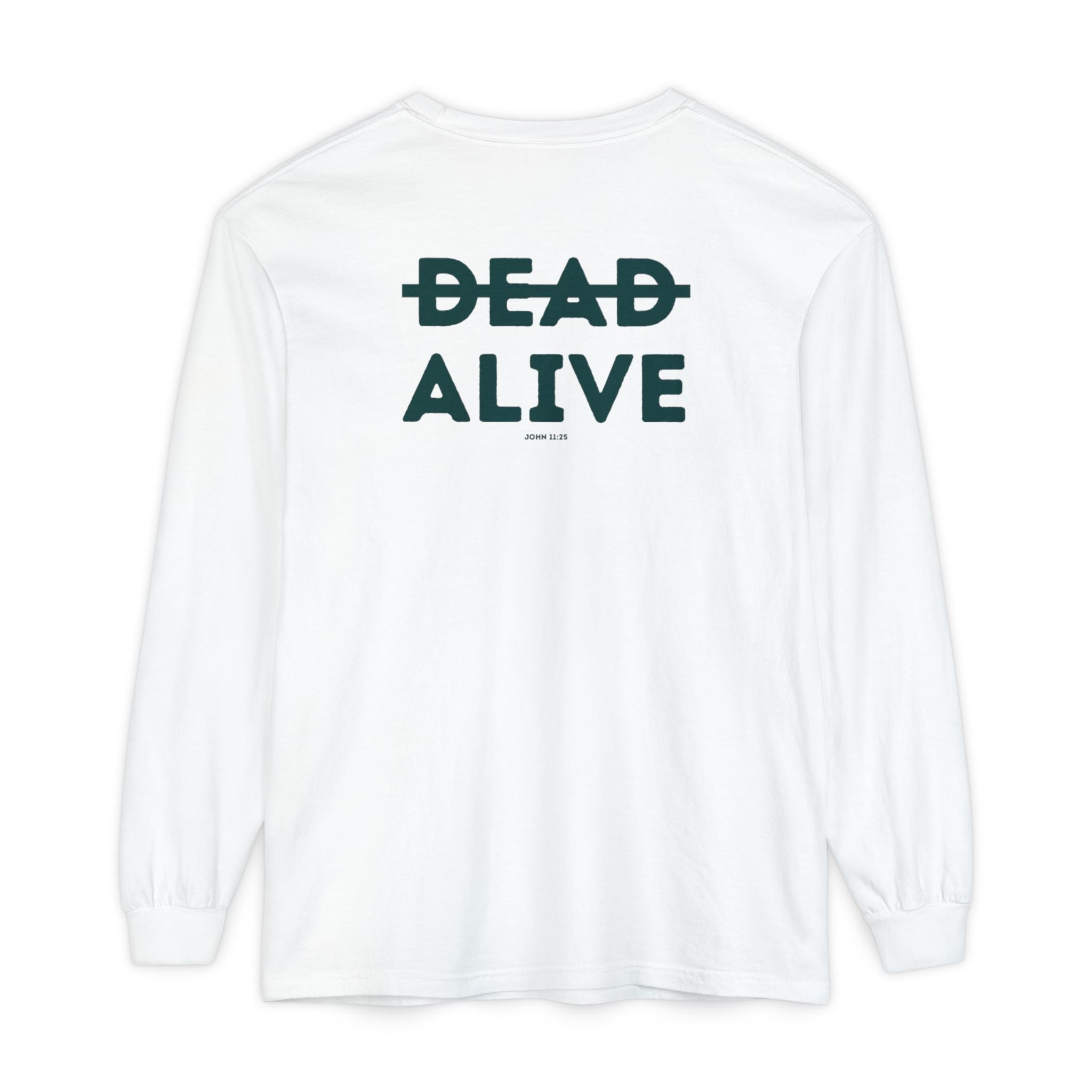 Dead Alive Graphic Long Sleeve T-Shirt — Minimal Front Logo