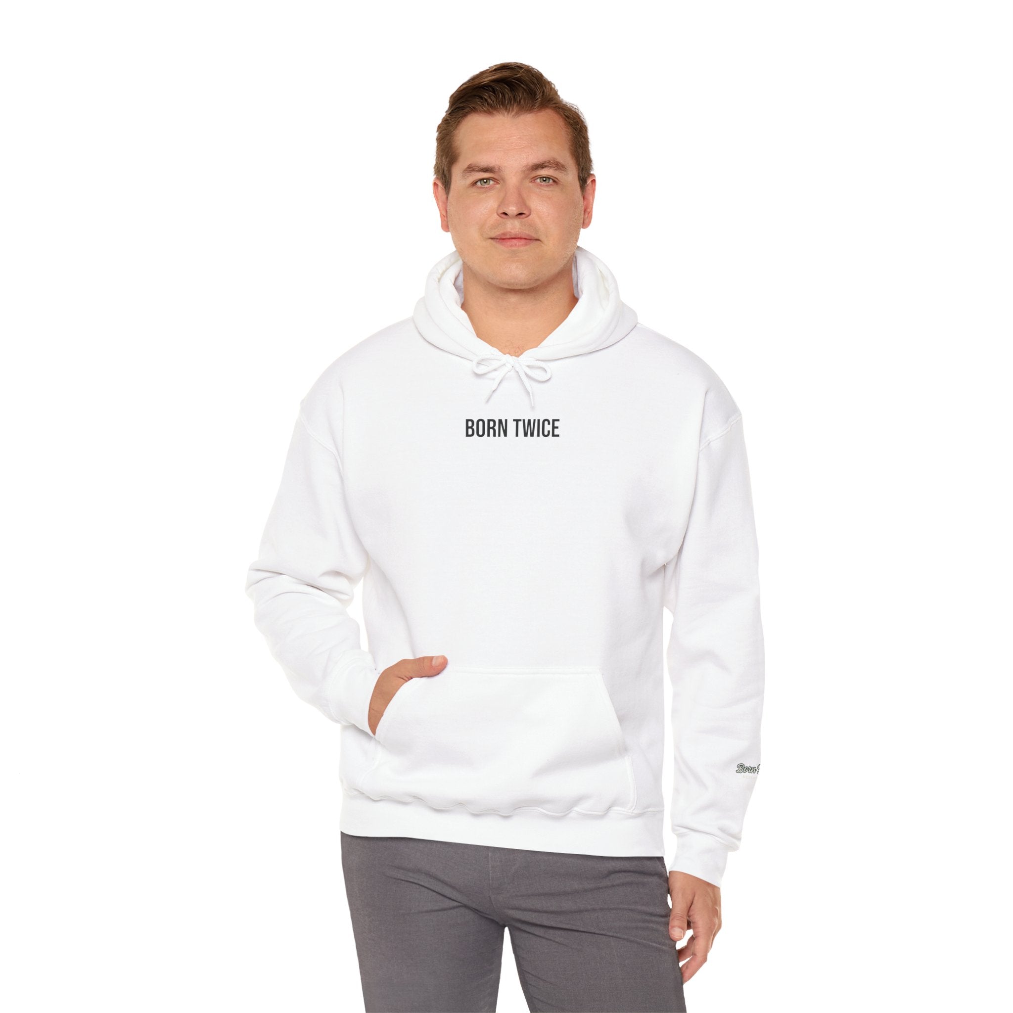 Born Twice (Small Logo) Hoodie