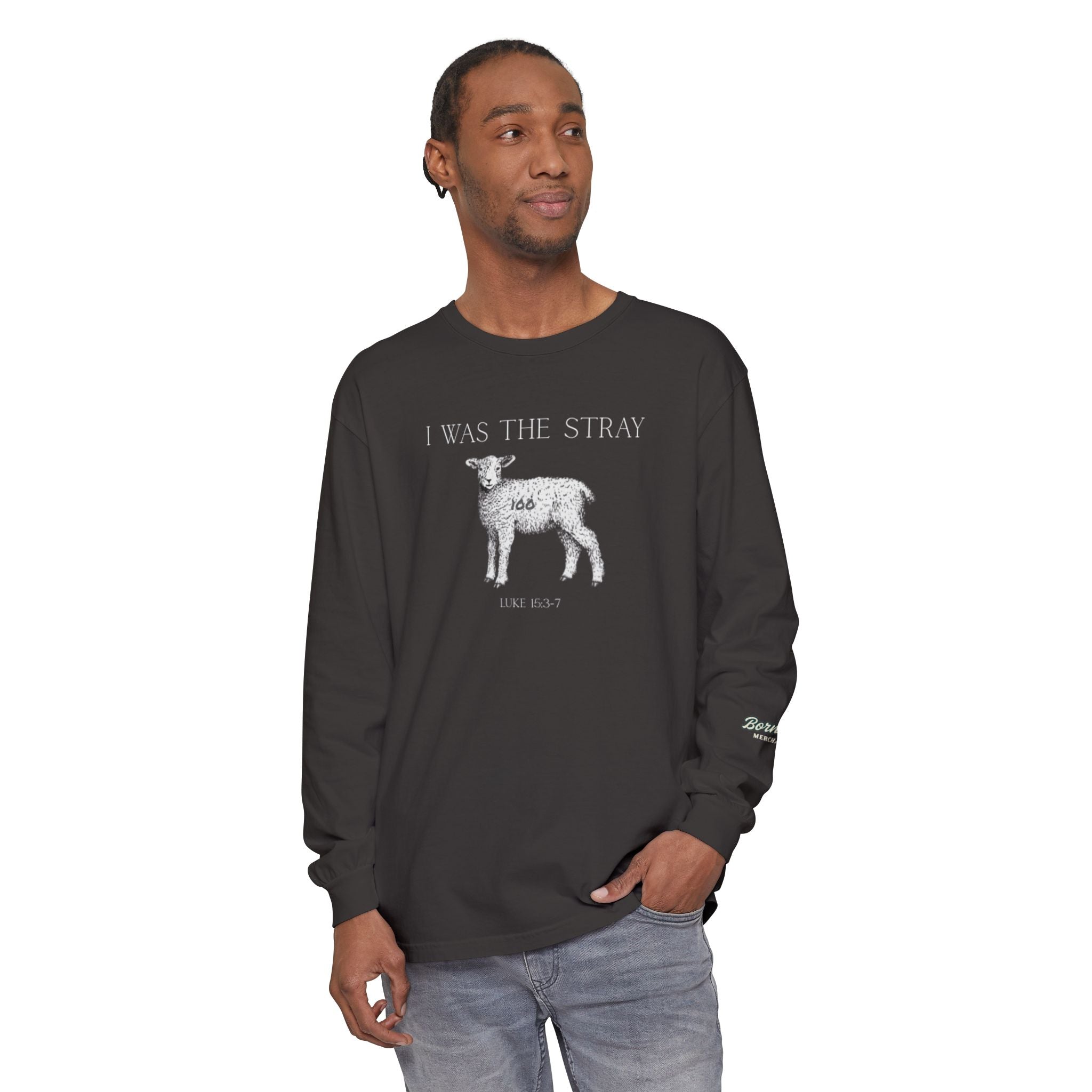 The Stray (Luke 15:3-7) Christian Long-sleeved T-shirt by