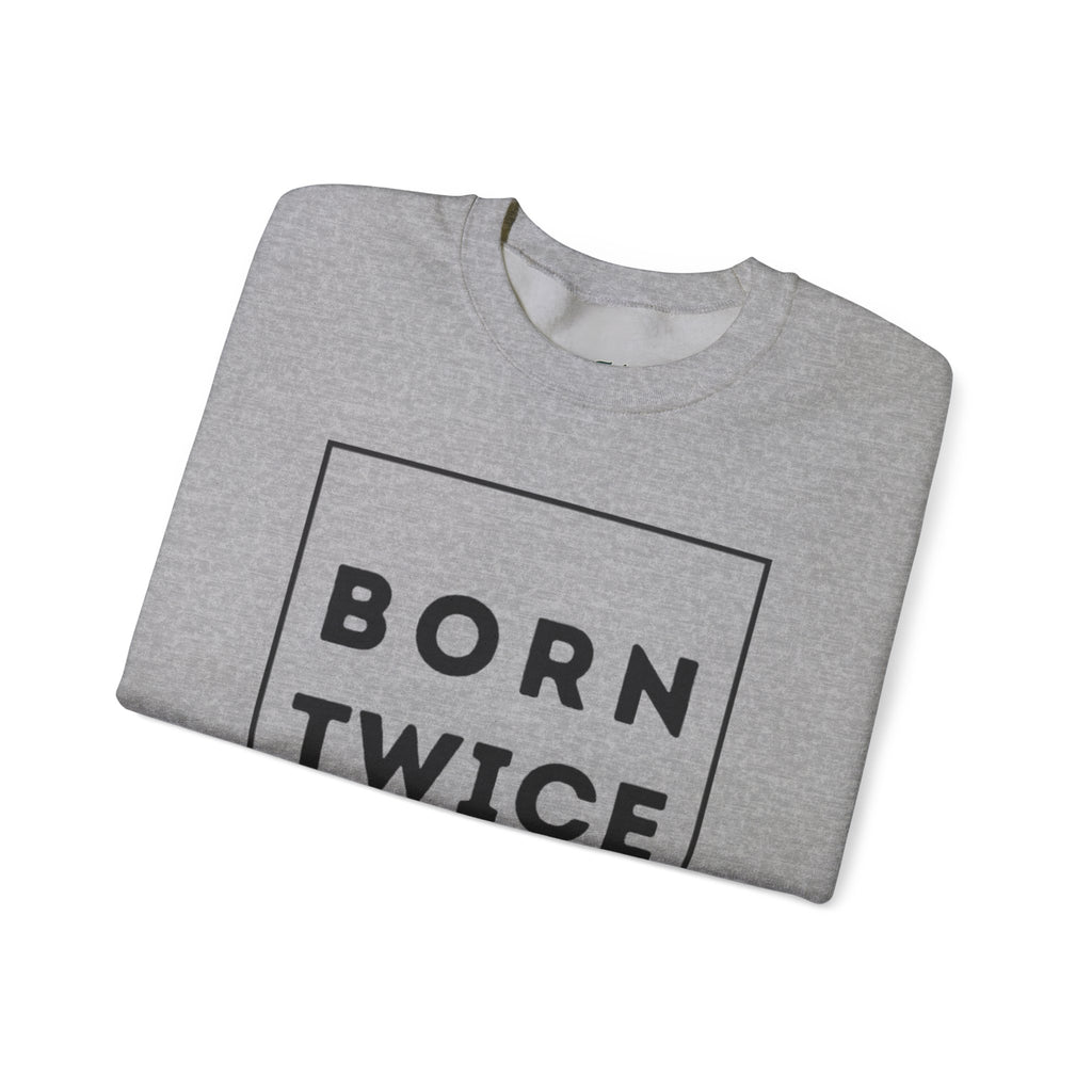 Born Twice Box Logo Crewneck